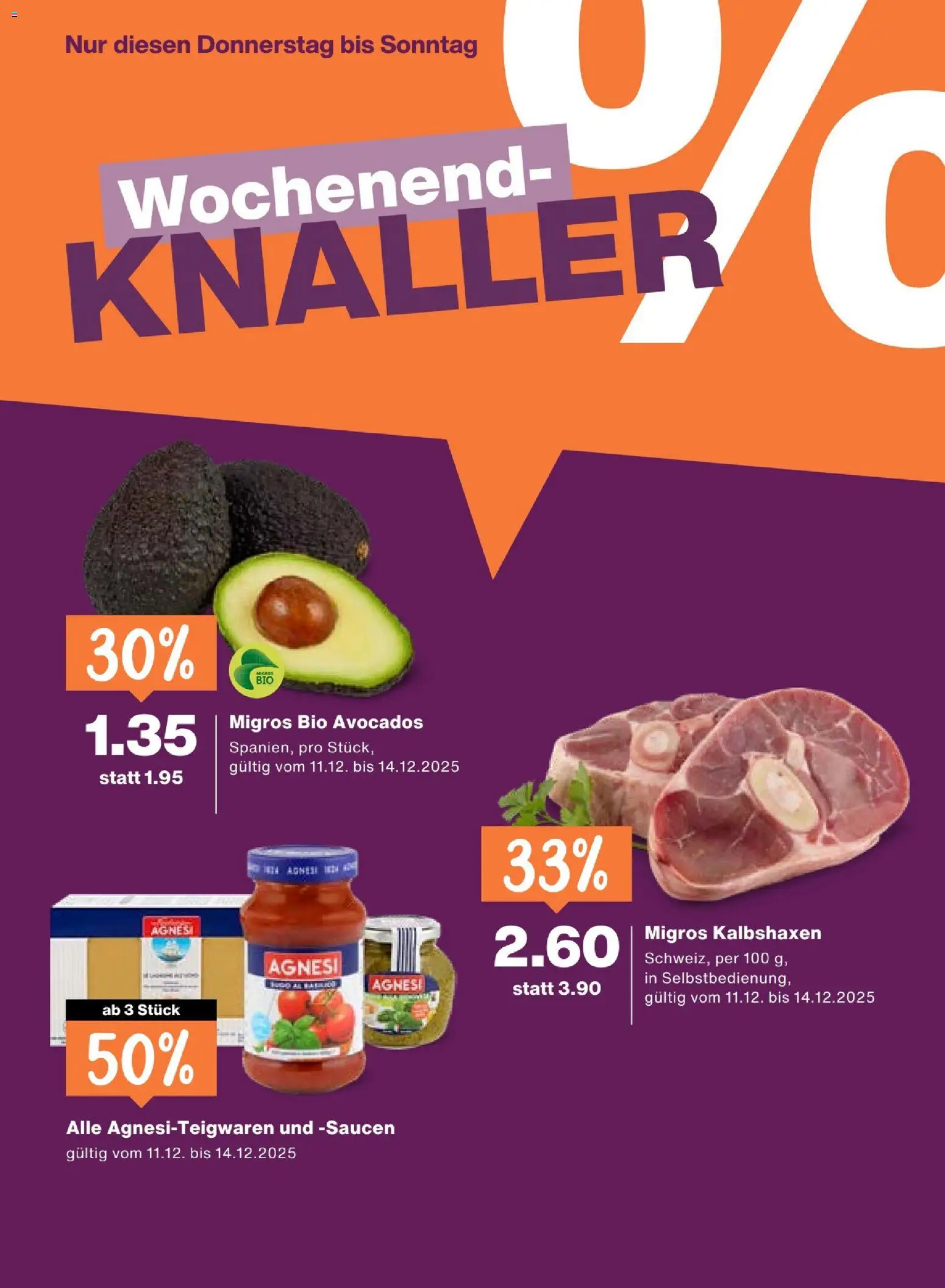 Migros Aktionen – gültig ab 09.12.2025 | Seite: 24 | Produkte: Avocado, Pasta