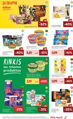 Rimi akcijos nuo 09.09.2025 | Puslapis: 19 | Prekių: Ledai, Jogurtas