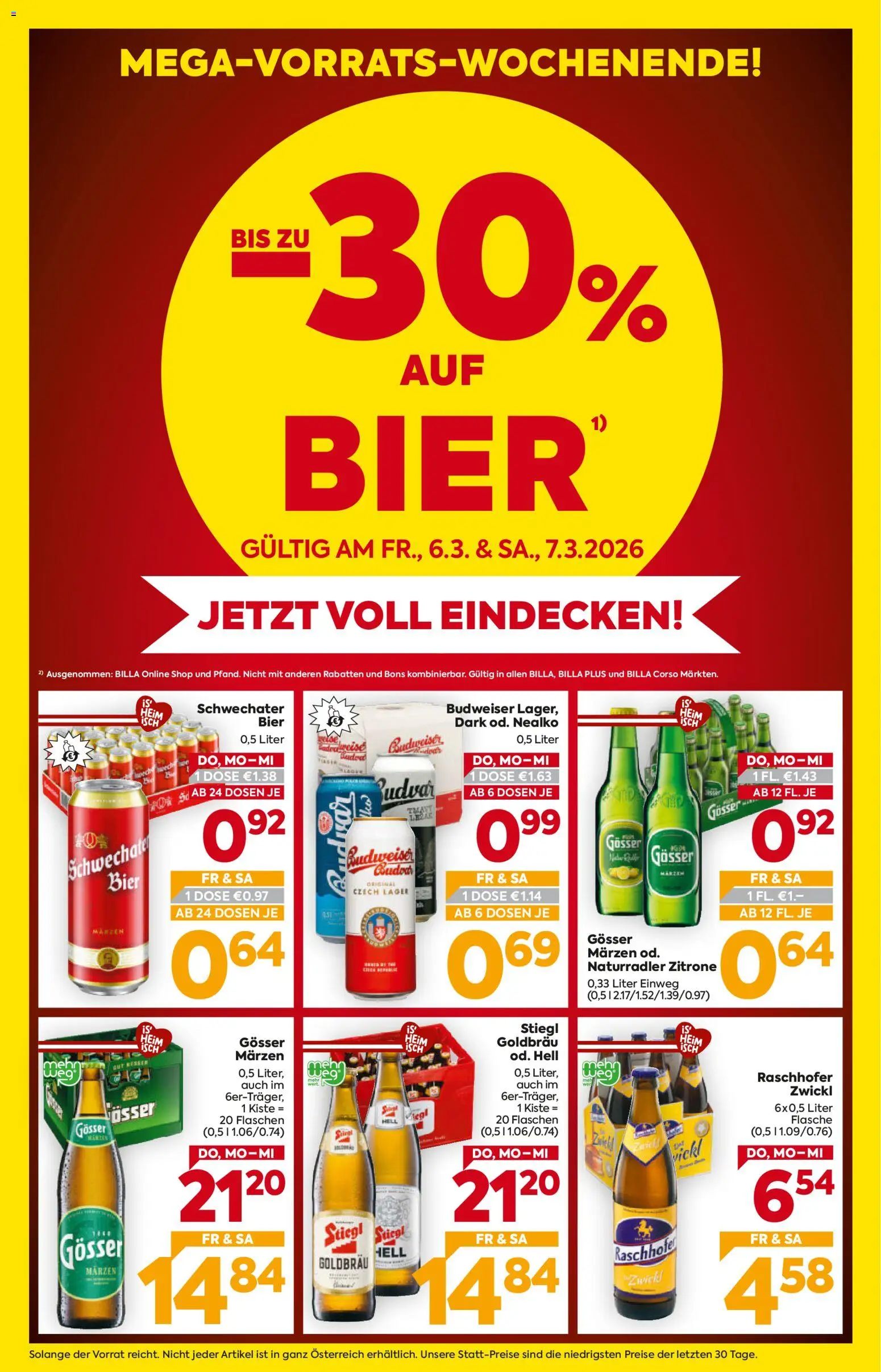 Billa Flugblatt - Oberösterreich gültig ab 05.03.2026 | Seite: 2 | Produkte: Zitrone, Bier