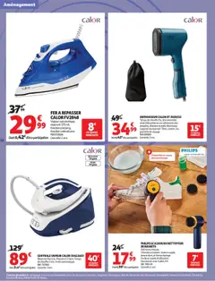 | Page: 32 | Produits: Eponge, Centrale vapeur Calor, Vêtements, Piles