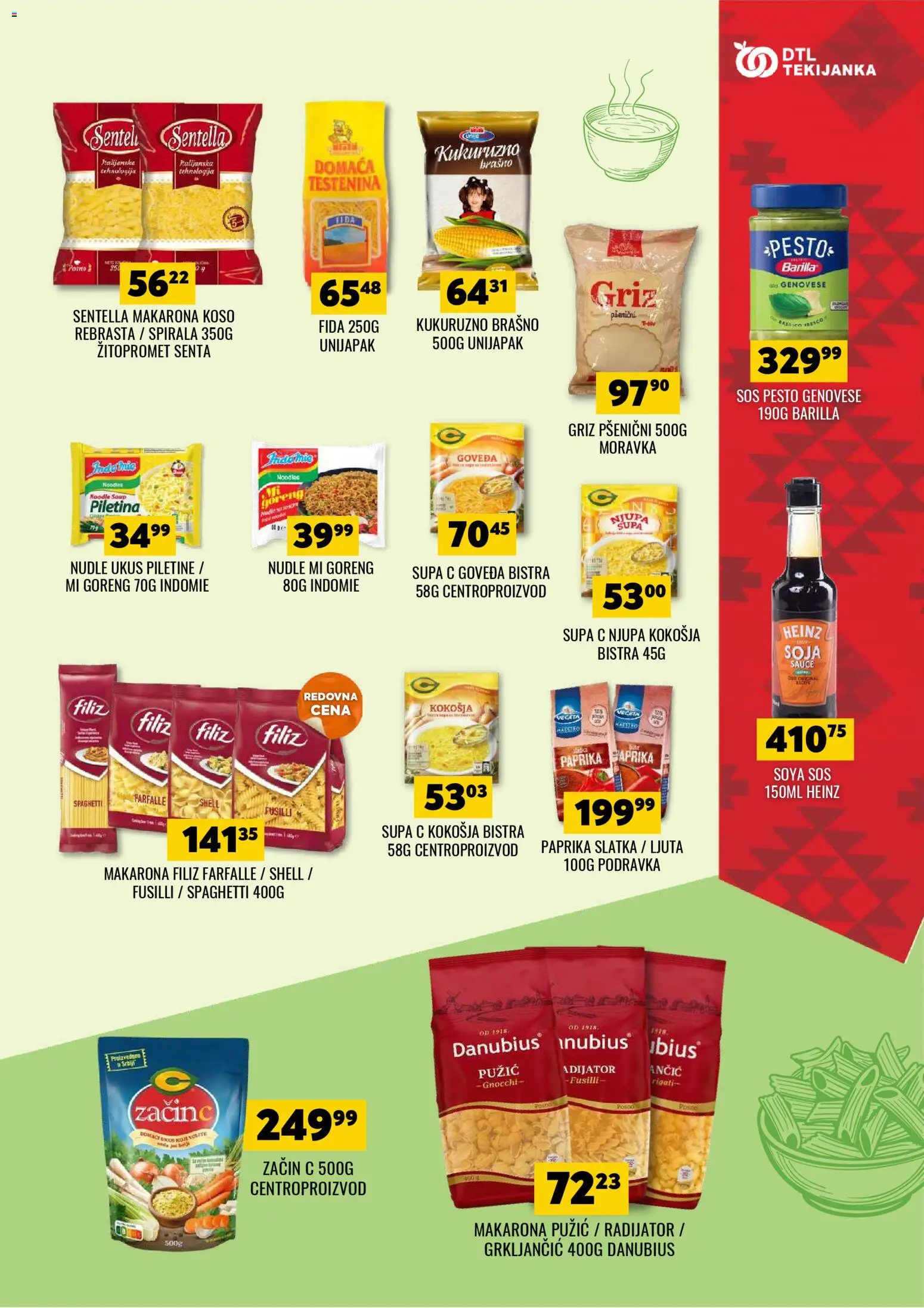 Tekijanka katalog - važi od 14.01.2026 | Strana: 7 | Proizvode: Brašno, Sos, Heinz, Piletina