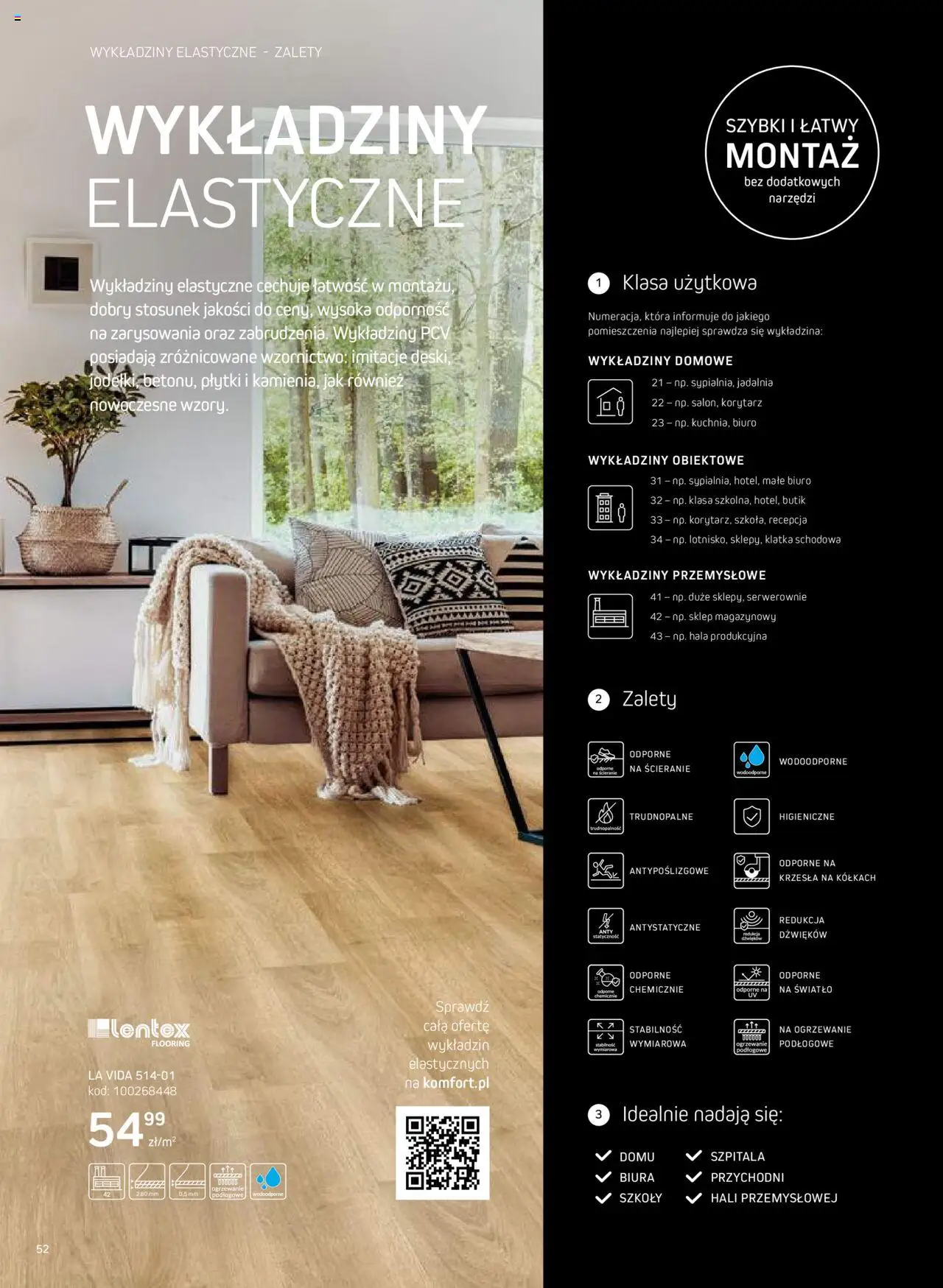 Komfort Gazetka - Katalog Podłogi I Drzwi od 26.06.2024 | Strona: 52