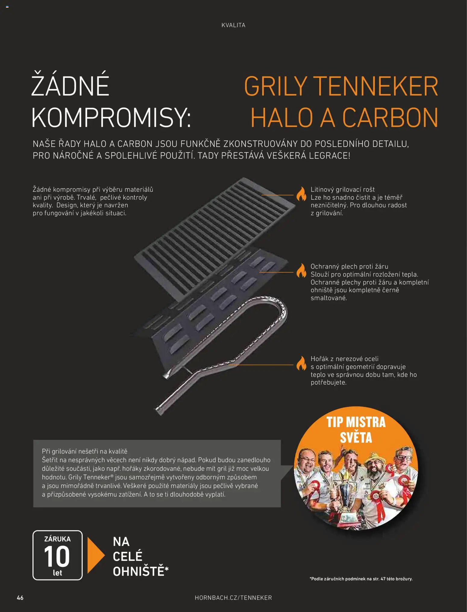 HORNBACH leták - Magazín o grilování od 01.01.2026 | Strana: 46 | Produkty: Grilování, Plech, Gril, Rošt