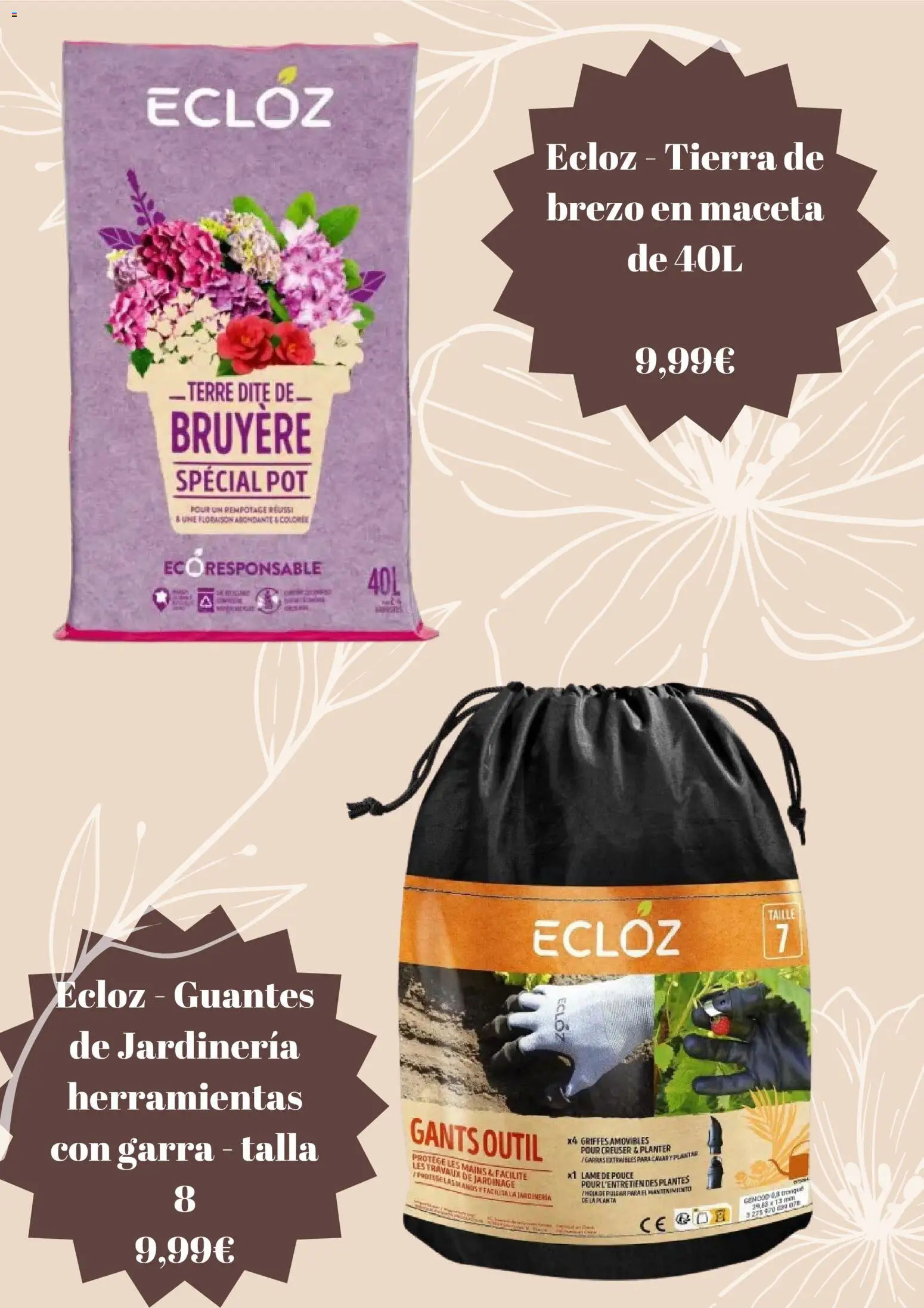 Jardiland Black Friday │ válido desde el 28.11.2025 | Página: 7 | Productos: Guantes, Maceta