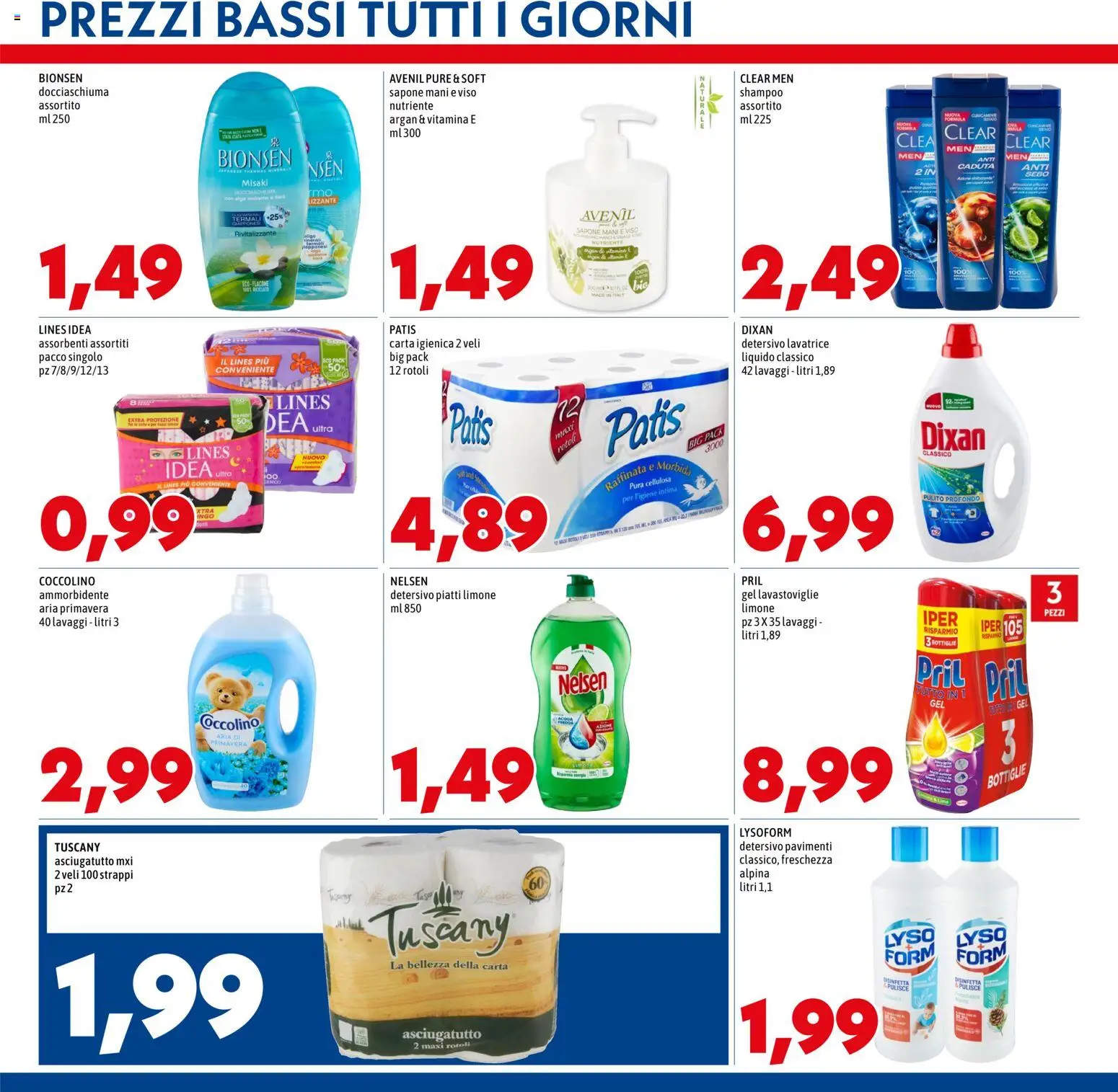 Volantino Mega del 08.04.2026 | Pagina: 11 | Prodotti: Carta igienica, Lime, Lavatrice, Lavastoviglie