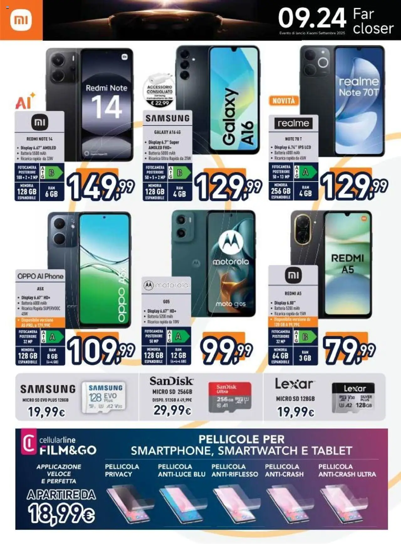 Volantino Unieuro del 17.09.2025 | Pagina: 33