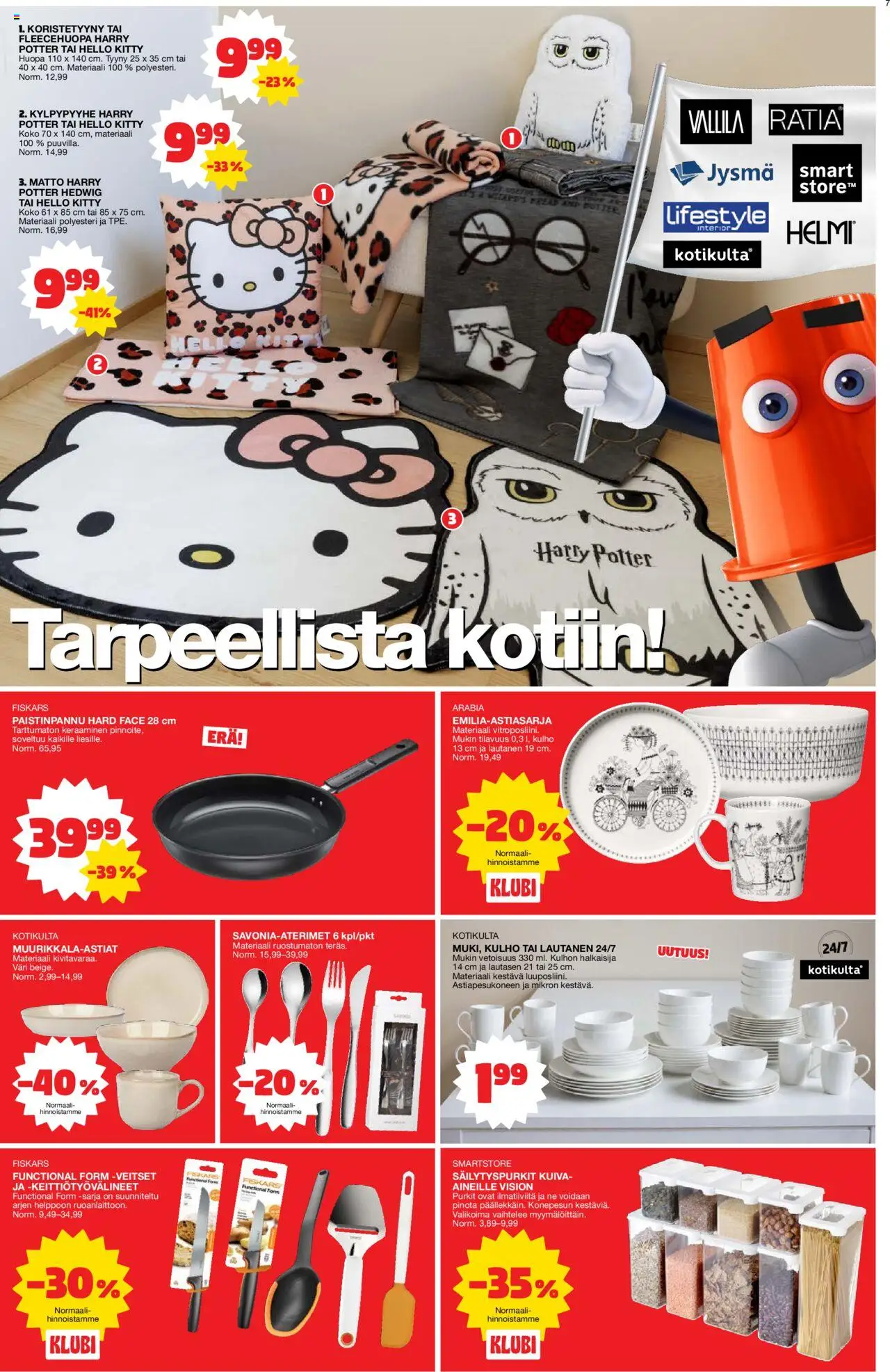 Tokmanni tarjoukset – voimassa 15.09.2025 alkaen | Sivu: 7 | Tuotteet: Tyyny, Koristetyyny, Lautanen, Huopa