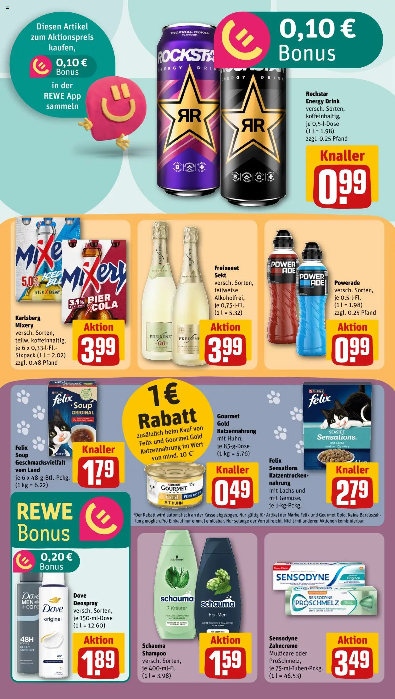 Rewe Prospekt 	 - gültig ab dem 18.08.2025 | Seite: 11 | Produkte: Schauma shampoo, Sekt, Gemüse, Deospray