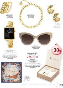 Pogląd oferty "Apart promocje" - ważna od 04.11.2025 | Strona: 273 | Produkty: Pierścionek, Zegarek, Okulary, Smartwatch