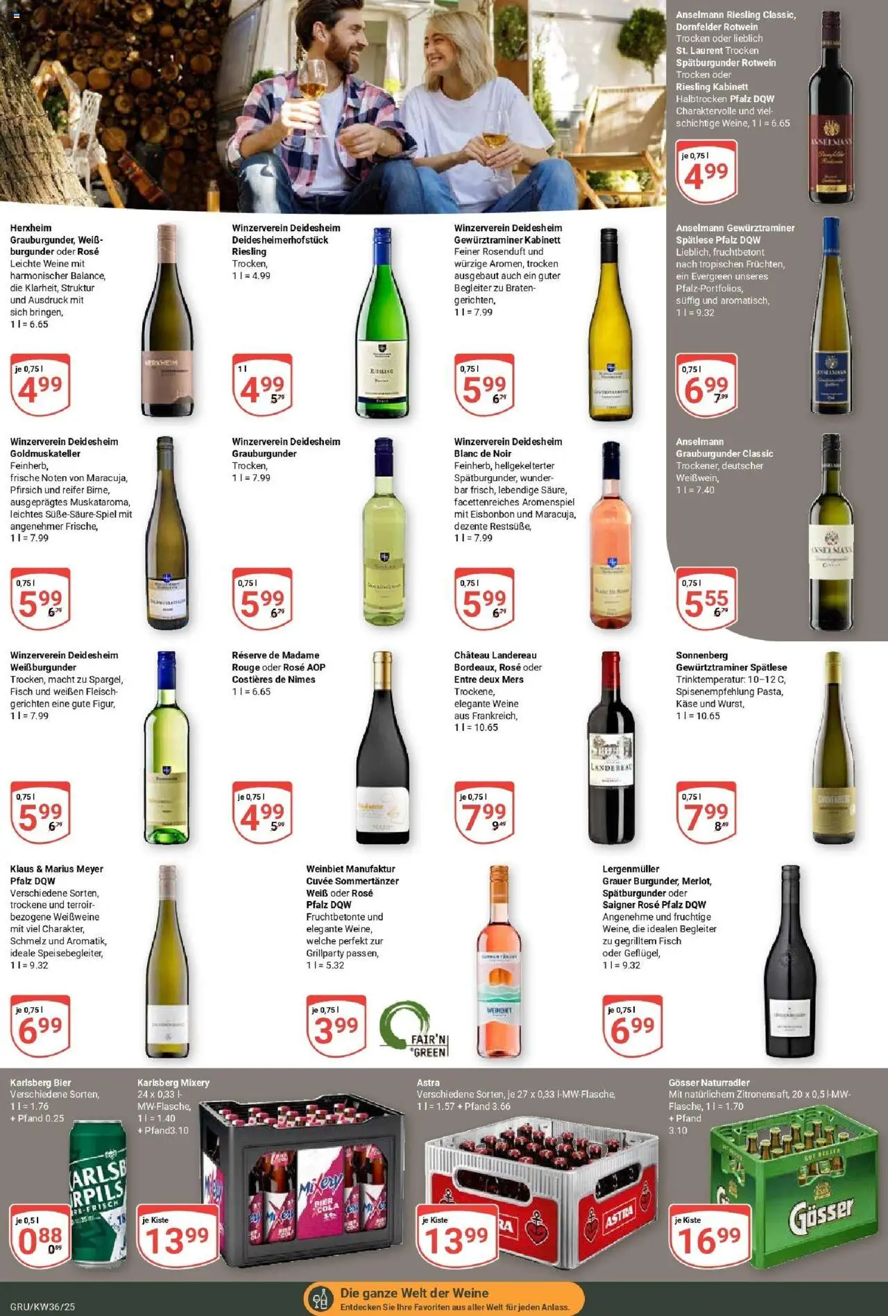 Globus prospekt Grünstadt	 – gültig ab 01.09.2025 | Seite: 19 | Produkte: Rotwein trocken, Rouge, Mixery, Fleisch
