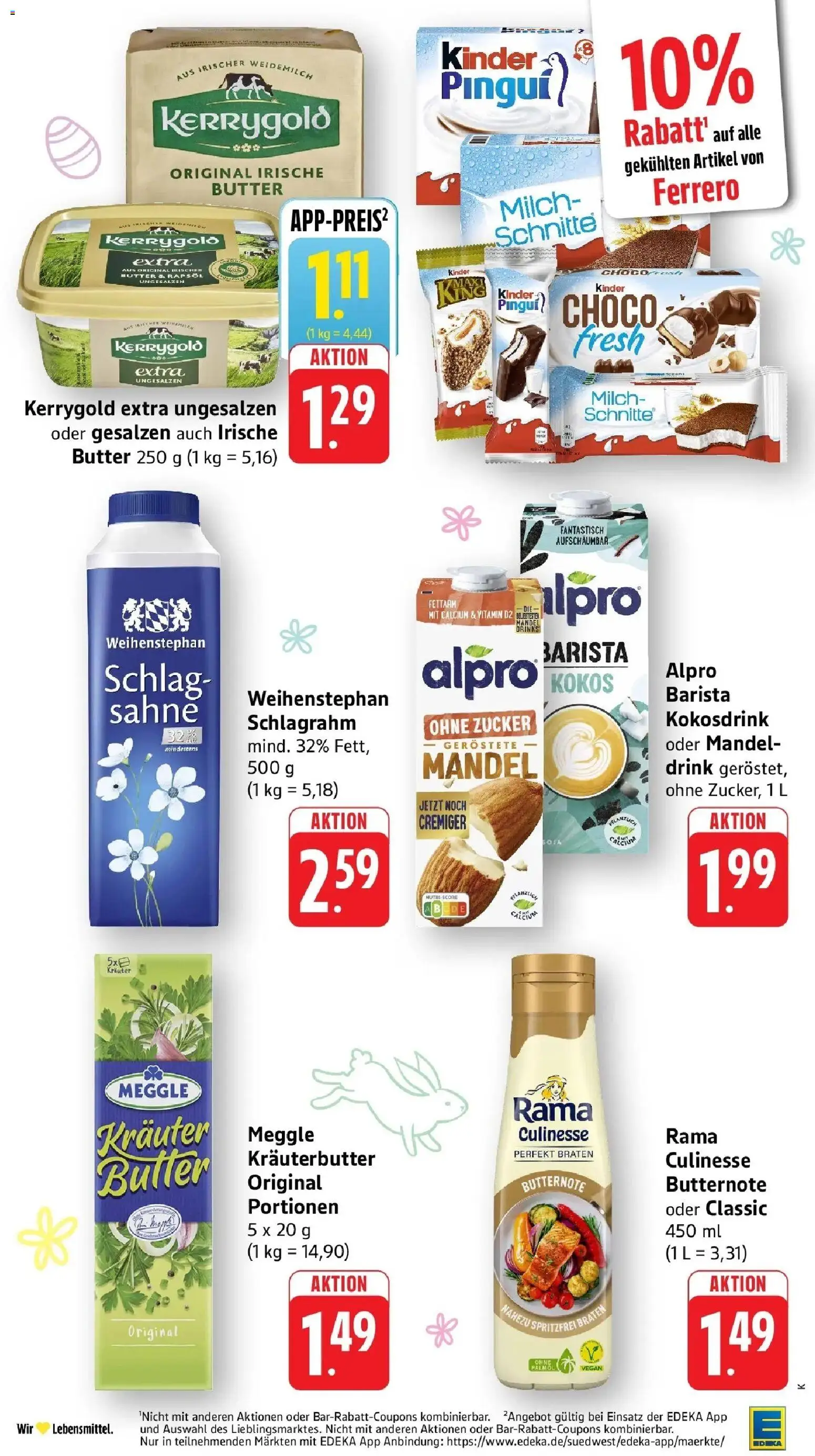 Edeka prospekt Ettenheim	 – gültig ab 23.03.2026 | Seite: 19 | Produkte: Rama, Milch, Rapsöl, Alpro