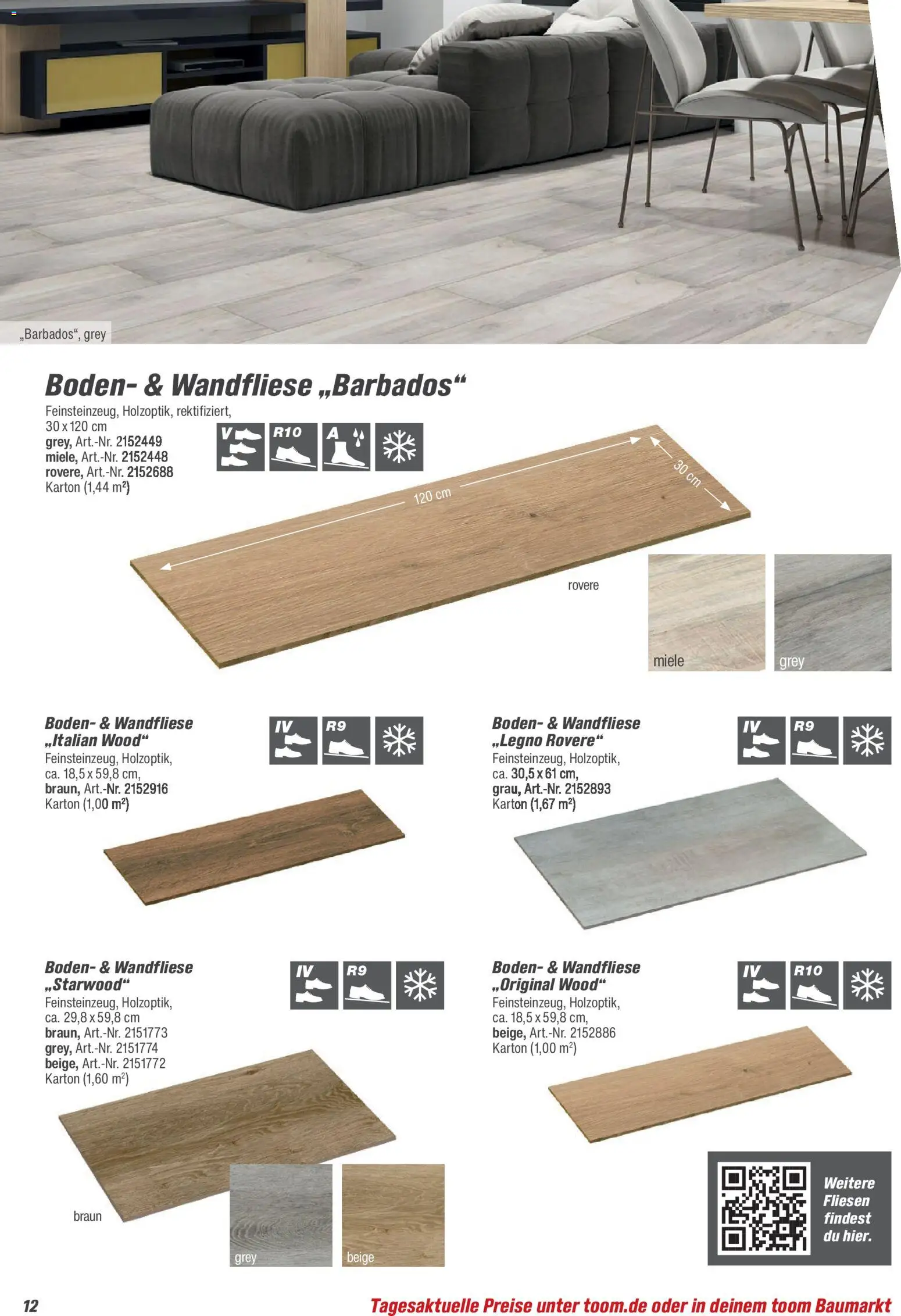 Toom Baumarkt Fliesen & Zubehör 2026 – gültig ab 01.01.2026 | Seite: 12 | Produkte: Miele