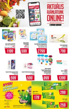 COOP Szolnok Akciós újság - amely érvényes a következő dátumtól: 05.02.2026 | Oldal: 10 | Termékek: Body, Papírtörlő, Tisztasági betét, Fogkrém
