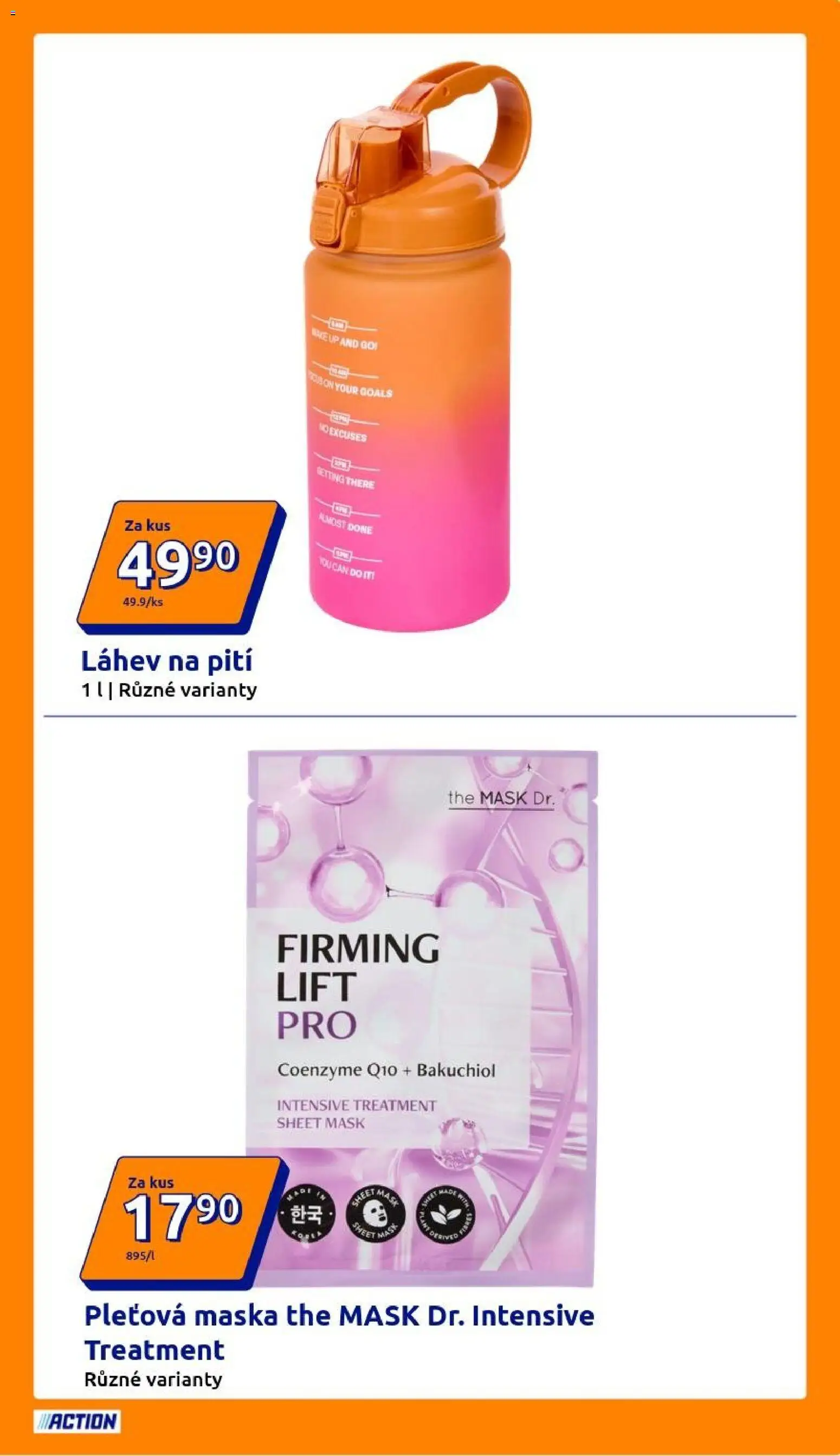 Action leták od 25.03.2026 | Strana: 7 | Produkty: Pleťová maska, Láhev, Maska