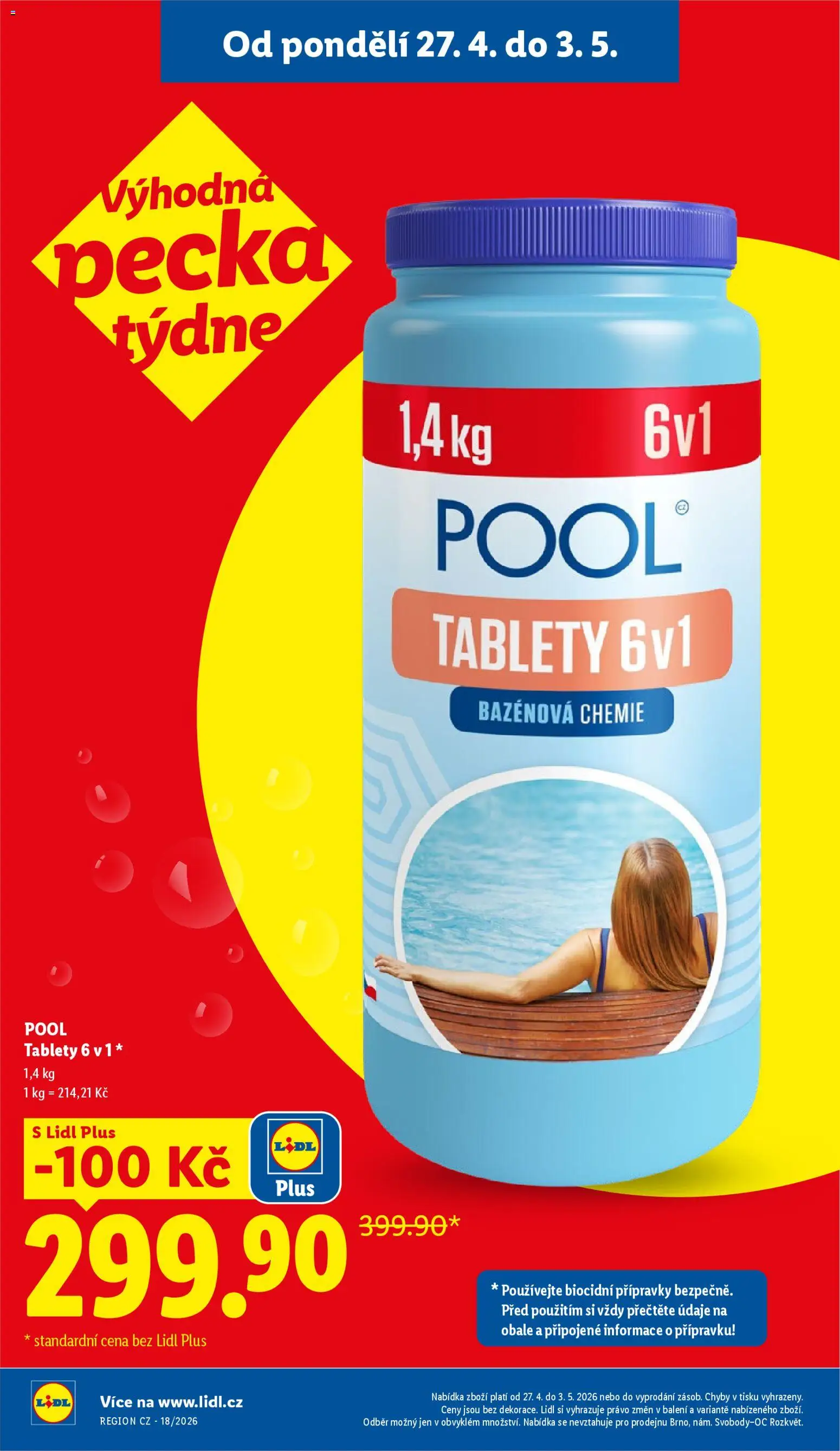 Lidl leták od 27.04.2026 | Strana: 9 | Produkty: Bazénová chemie