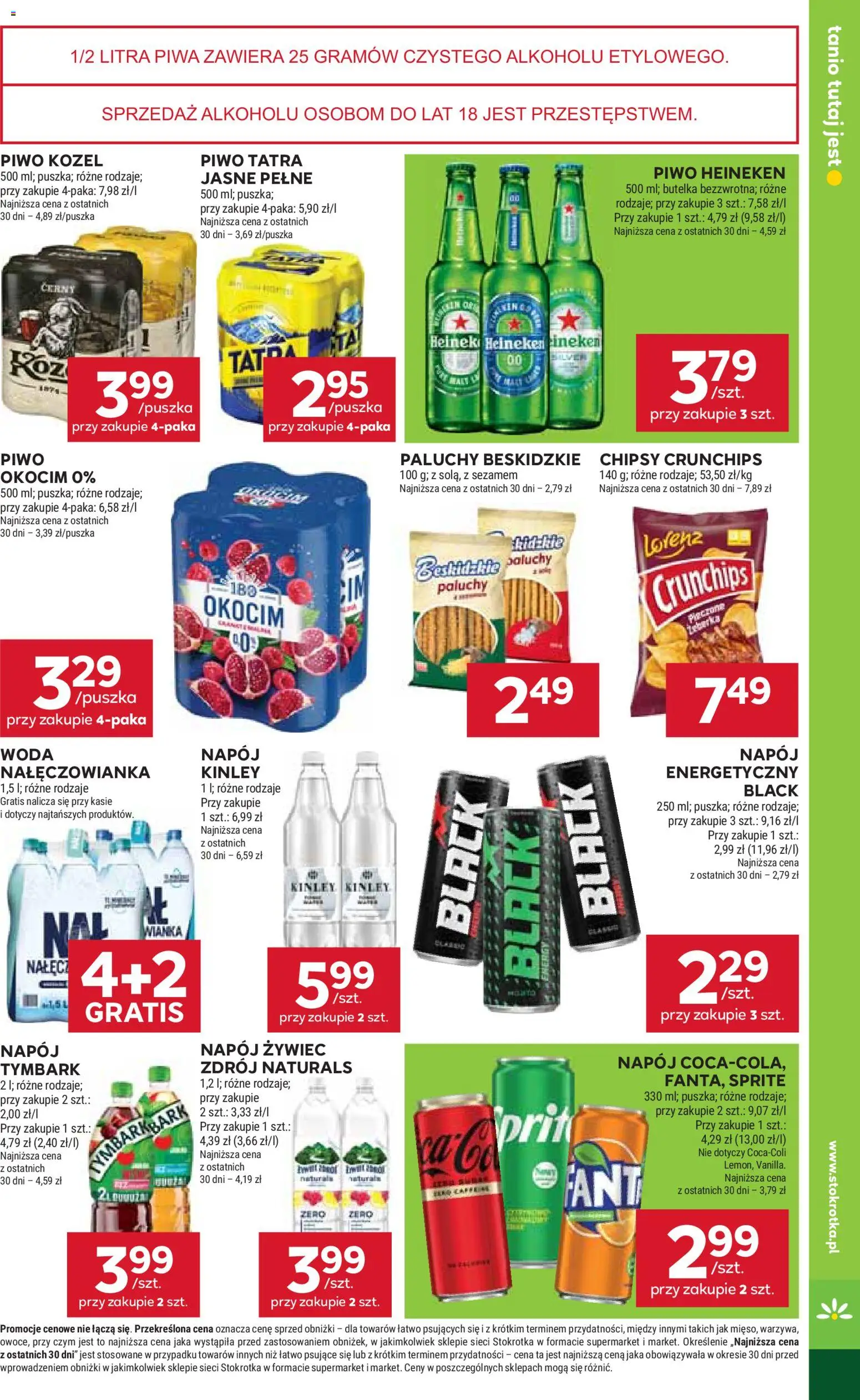 Stokrotka Gazetka - Market od 30.10.2025 | Strona: 19 | Produkty: Chipsy, Stokrotka, Sprite, Piwo