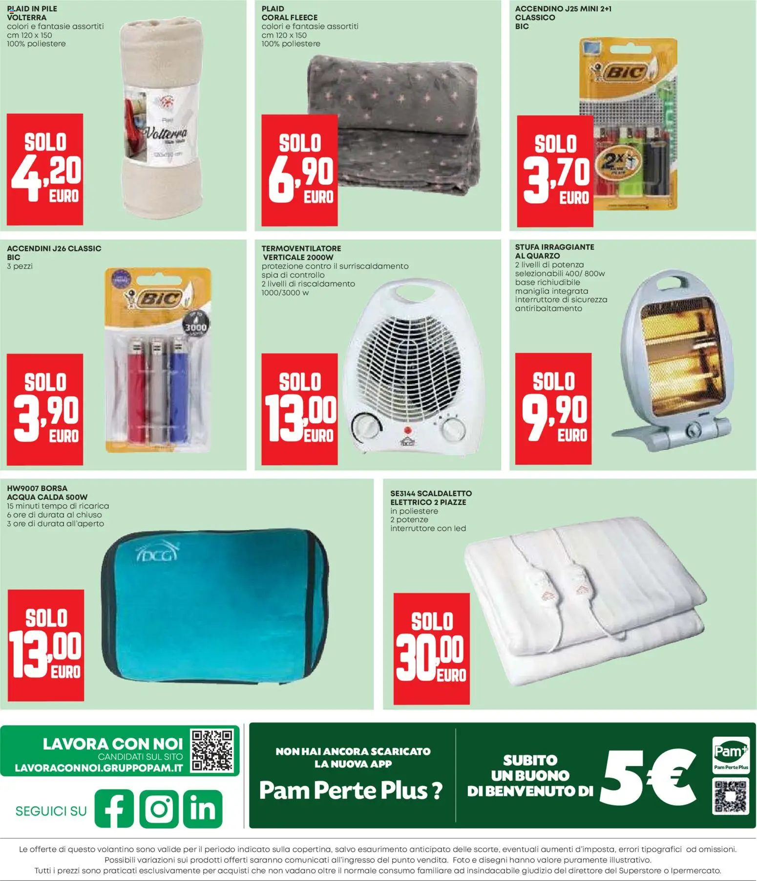 Volantino Panorama del 06.11.2025 | Pagina: 36 | Prodotti: Pile, Plaid, Acqua, Stufa