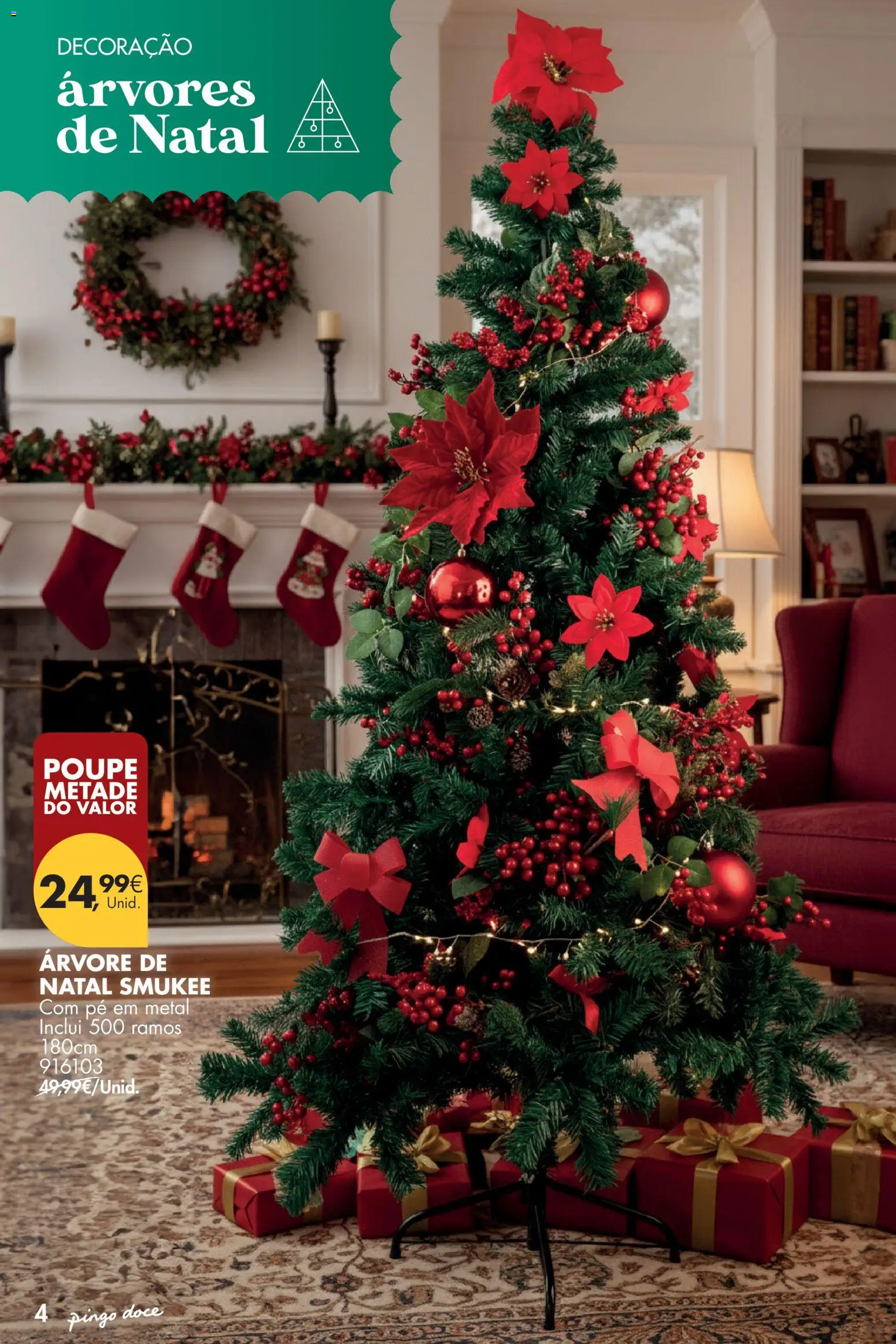 Pingo Doce - Natal │ válido de 11.11.2025 | Página: 4 | Produtos: Árvore de natal