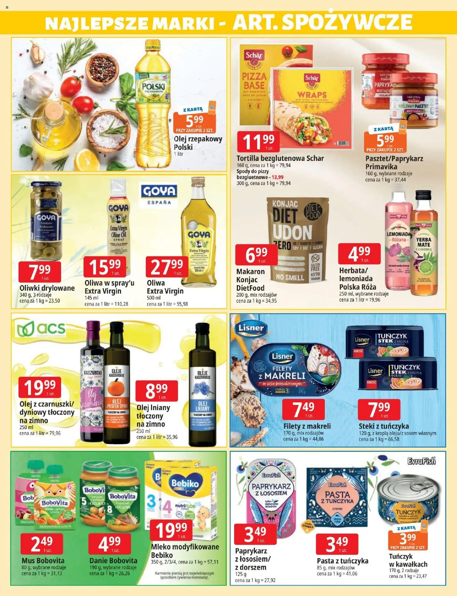 E.Leclerc gazetka - Zielona Góra od 28.04.2026 | Strona: 15 | Produkty: Karta, Limonka, Olej rzepakowy, Pizza