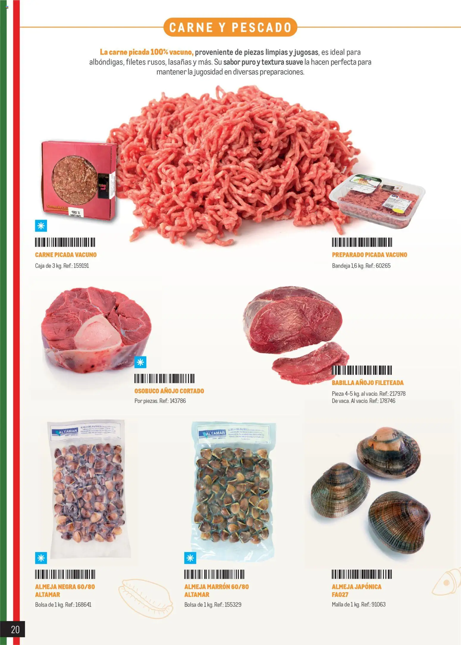 Makro Restaurantes italianos Canarias │ válido desde el 27.03.2026 | Página: 20 | Productos: Pescado, Bolsa, Bandeja, Caja