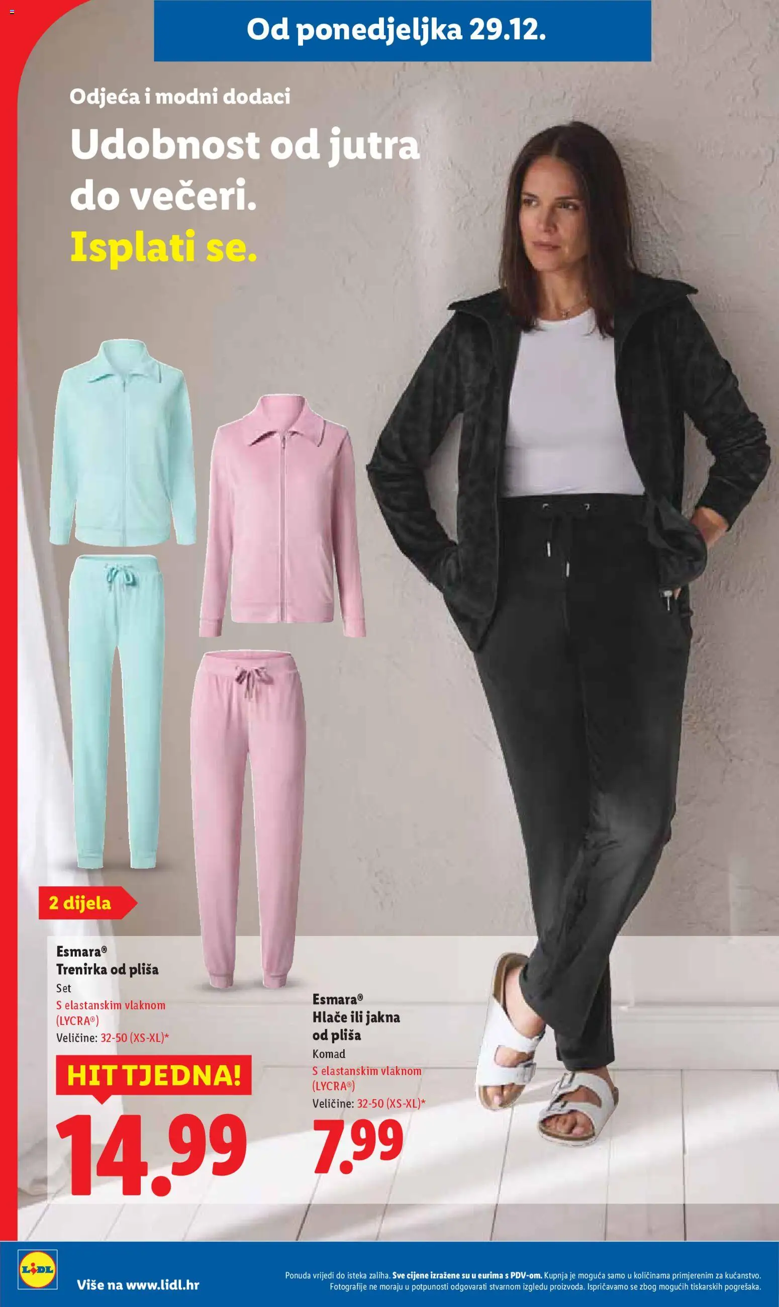 Lidl katalog | vrijedi od 27.12.2025 | Stranica: 26 | Proizvodi: Odjeća, Jakna, Hlače, Trenirka