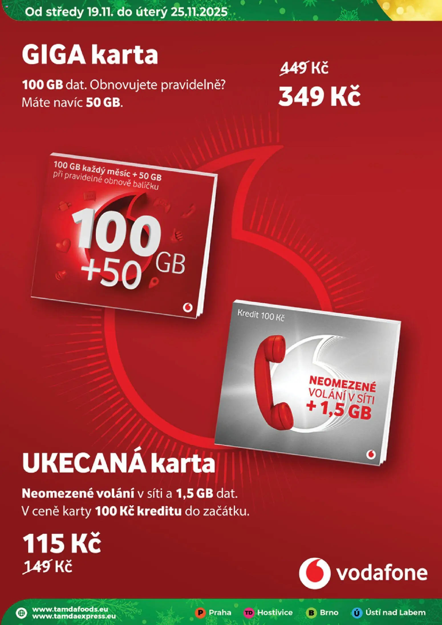 Tamda Foods leták od 26.11.2025 | Strana: 32 | Produkty: Karty