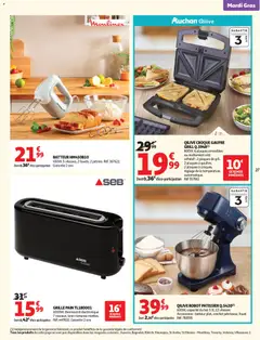 Auchan folder / publicité - Voorbeeld van een folder van Auchan, geldig van 10.02.2026 | Pagina: 27 | Producten: Grill, Robot, La, Bol