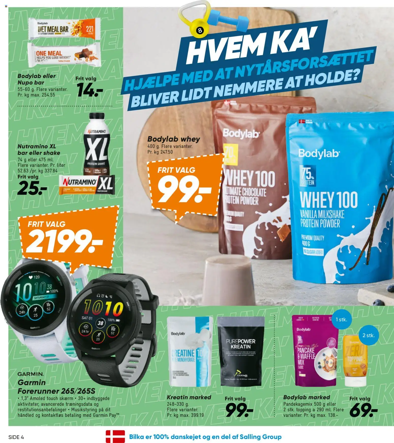 Bilka tilbudsavis – gyldig fra 01.01.2026 | Side: 4 | Produkter: Milkshake, Skærm