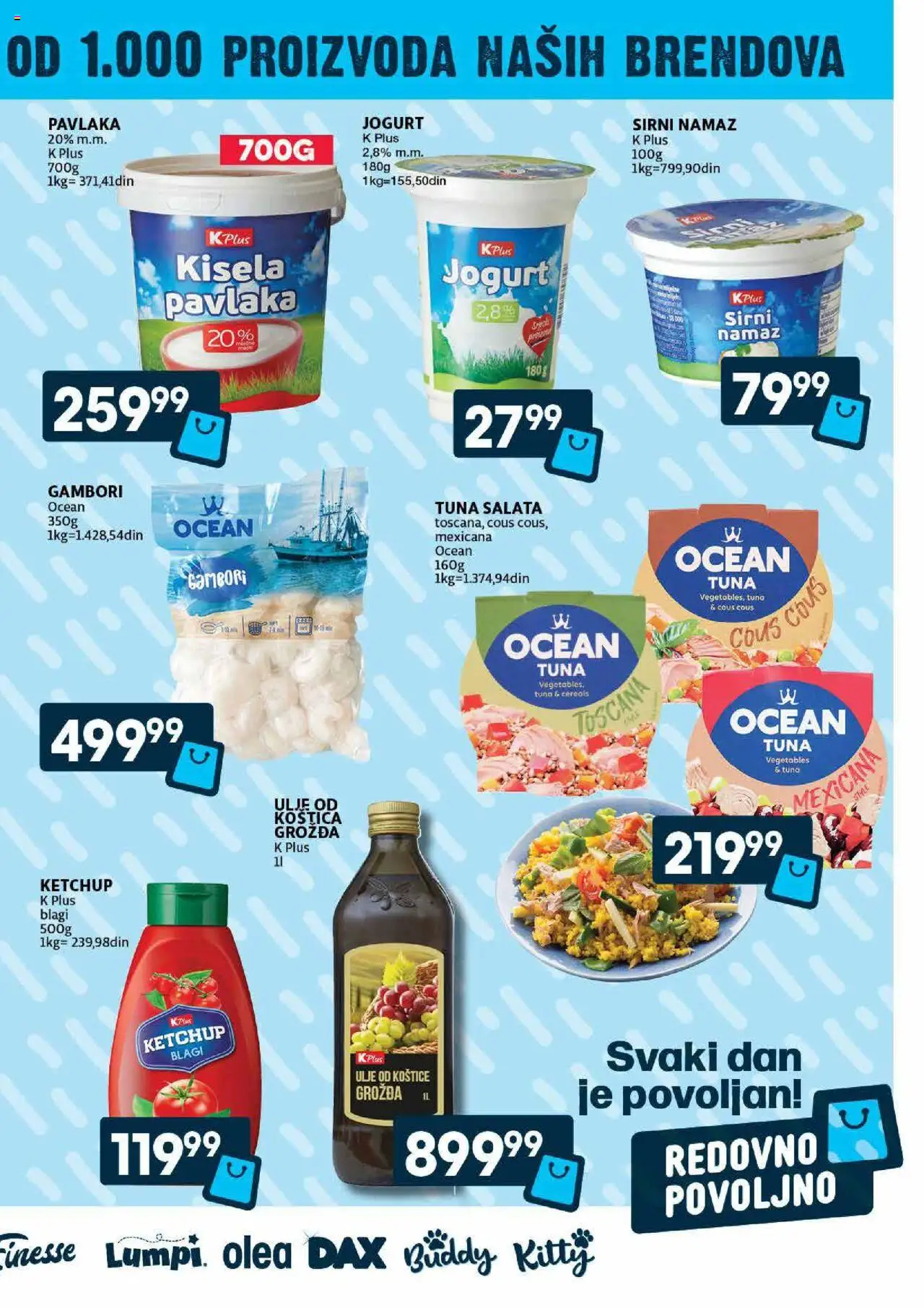 Roda katalog - važi od 14.08.2025 | Strana: 7 | Proizvode: Salata, Jogurt, Ulje, Pavlaka