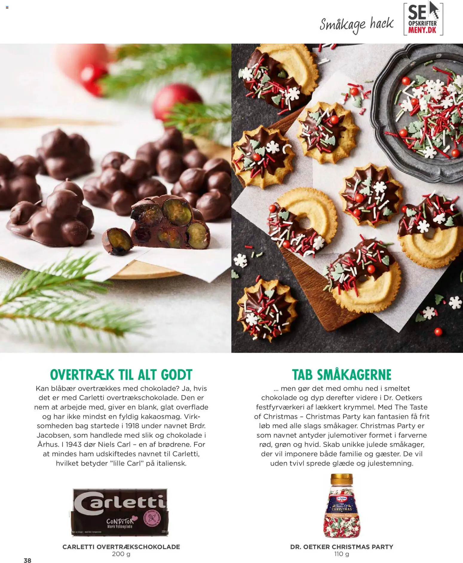 Meny tilbudsavis – gyldig fra 28.11.2025 | Side: 38 | Produkter: Blåbær, Slik, Skab, Søm