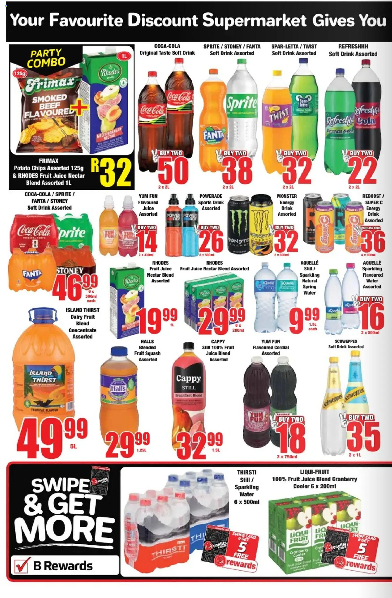 New Boxer catalogue – valid from 23.04.2026 | Page: 6 | Products: Juice, Sprite, Stoney, Cream