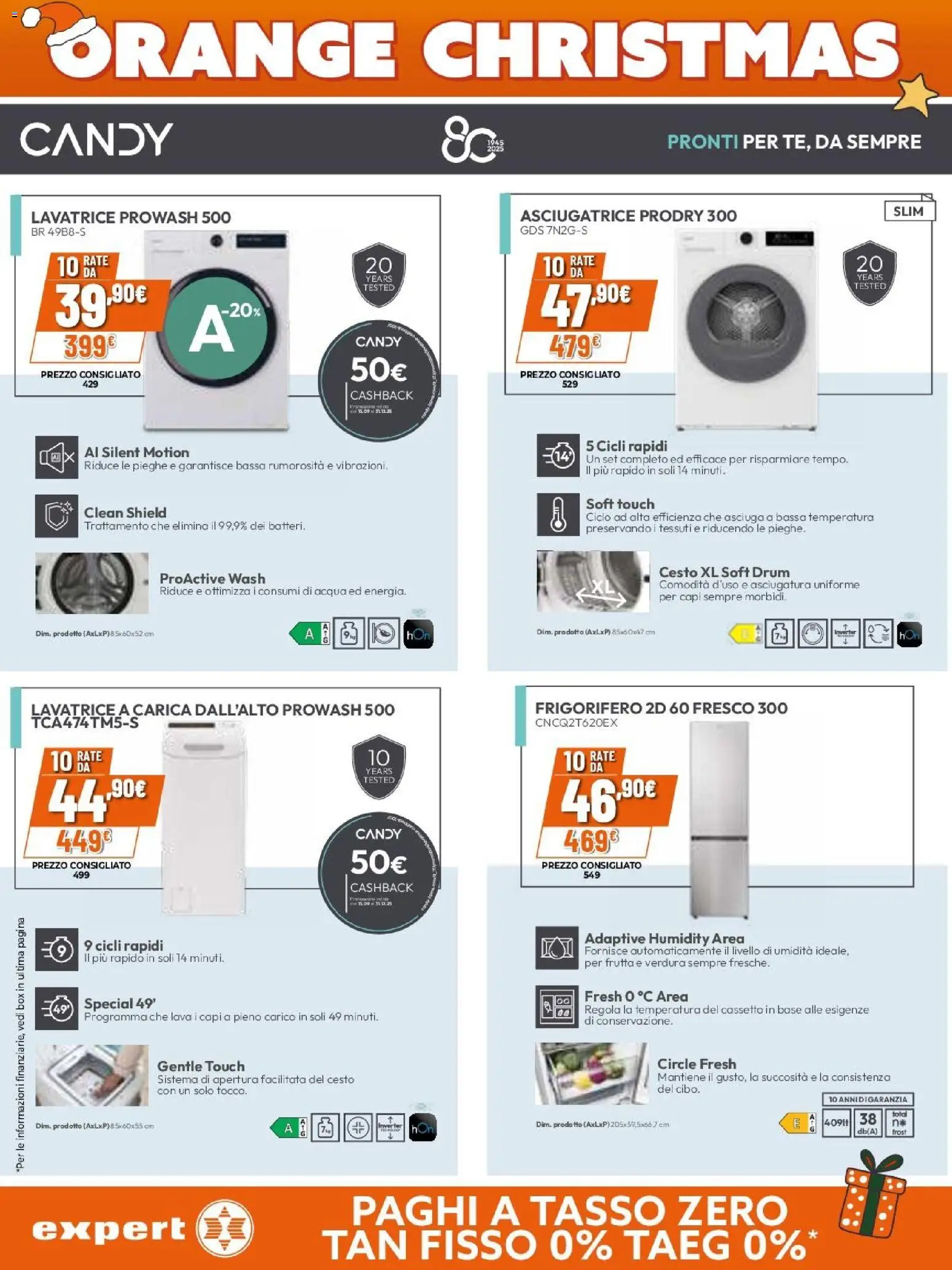 Volantino Expert del 02.12.2025 | Pagina: 24 | Prodotti: Acqua, Frutta, Lavatrice, Asciugatrice