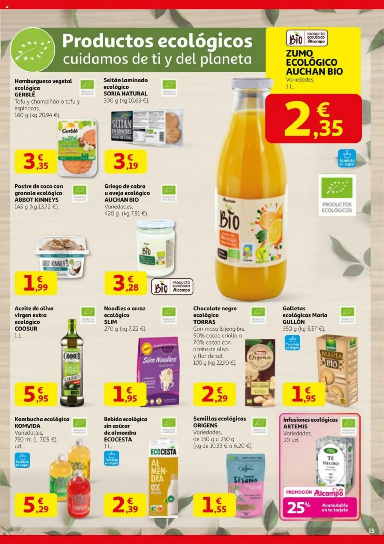 Alcampo - HG Madrid Unificado │ válido desde el 11.09.2025 | Página: 15 | Productos: Aceite, Chocolate, Galletas, Σοκολατούχο γάλα