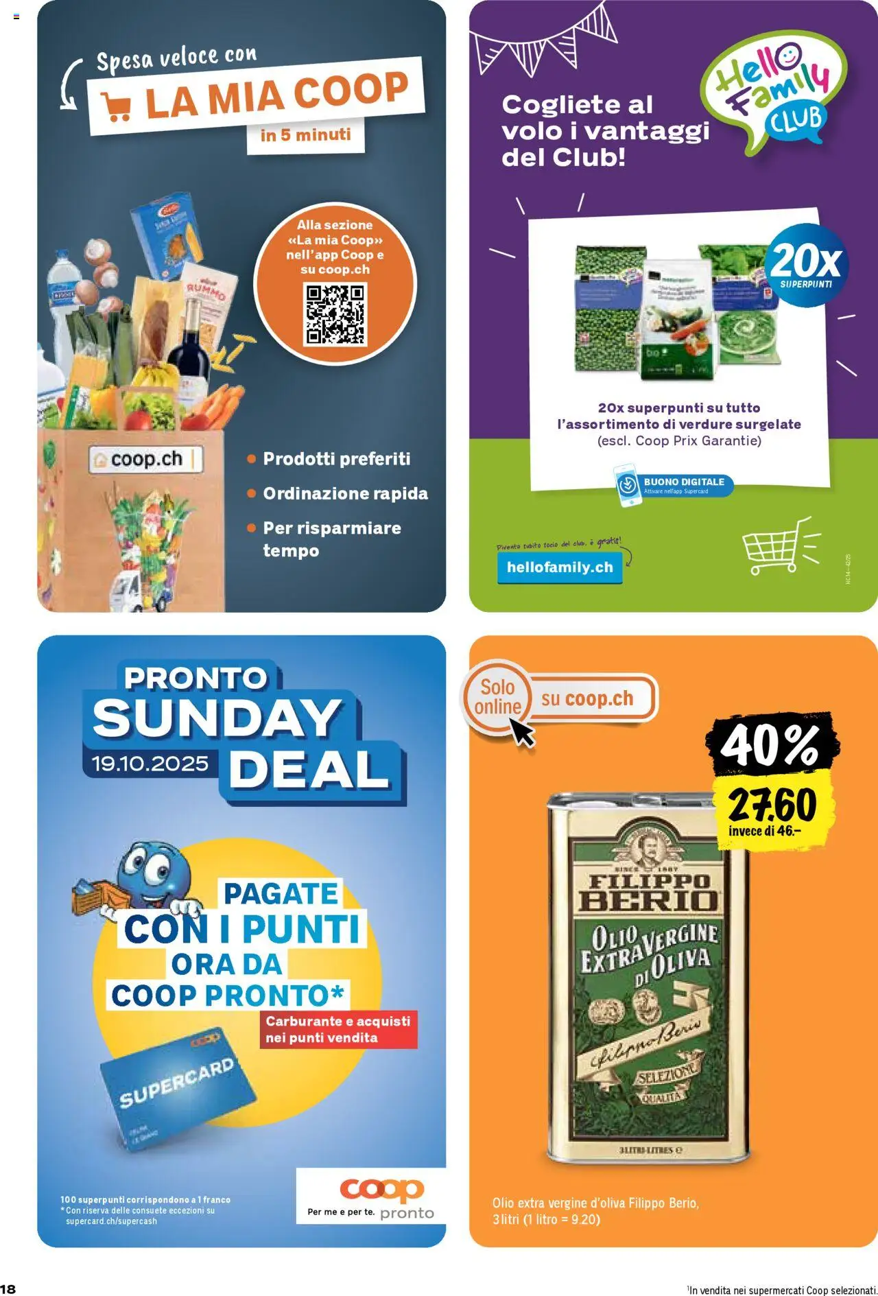 Coop - Una settimana di azioni – gültig ab 16.10.2025 | Seite: 18