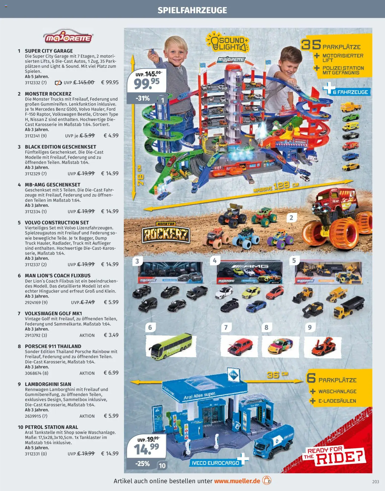 Müller Spielwarenkatalog – gültig ab 27.10.2025 | Seite: 203 | Produkte: Monster