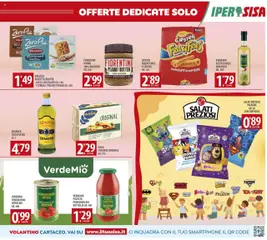 Volantino SISA del 16.07.2025 | Pagina: 13 | Prodotti: Cioccolato, Pomodoro, Crackers, Smartphone