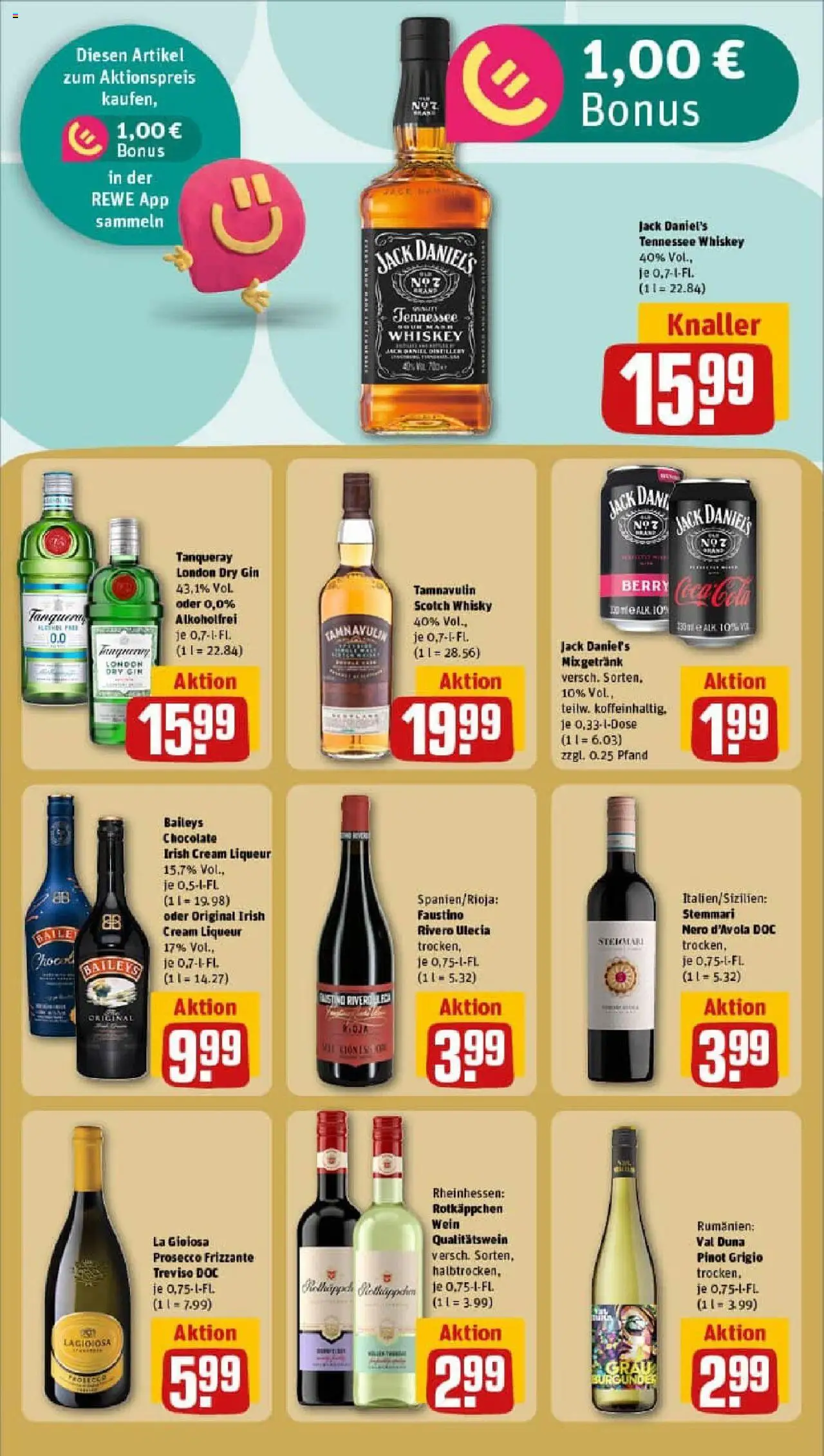 Rewe prospekt Marsberg	 – gültig ab 21.09.2025 | Seite: 17 | Produkte: Whisky, Prosecco, Gin, Whiskey