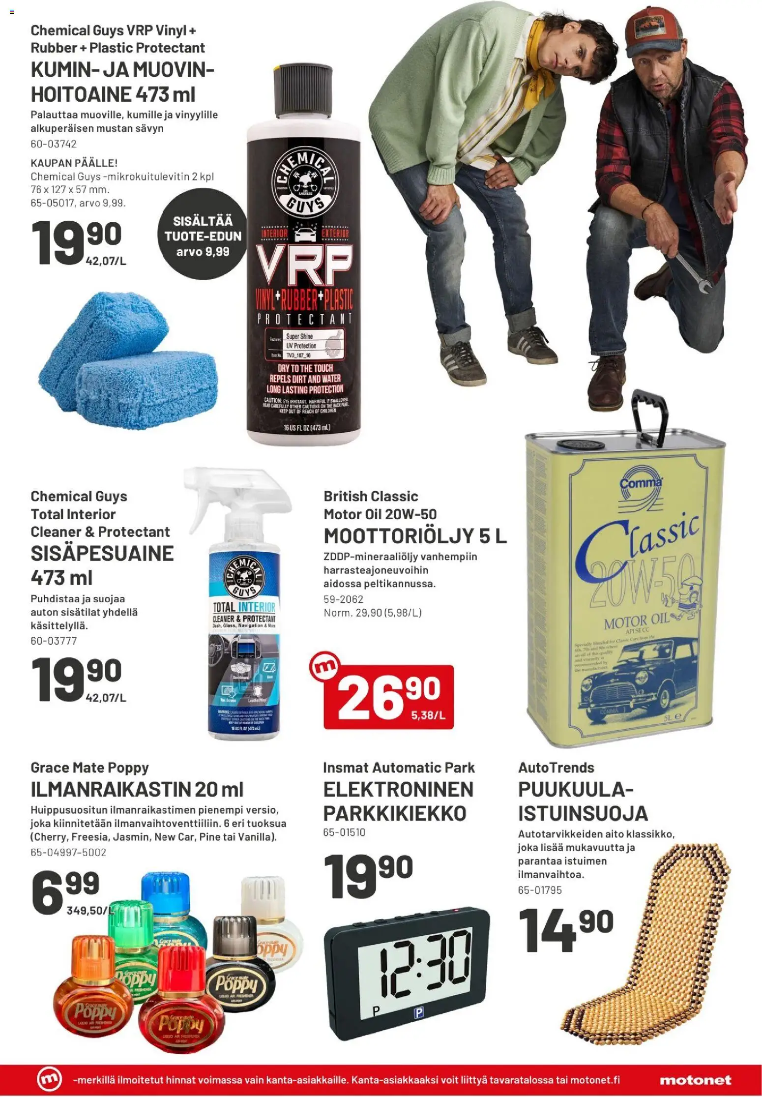 Motonet tarjoukset – voimassa 25.02.2026 alkaen | Sivu: 11 | Tuotteet: Moottoriöljy, Hoitoaine, Parkkikiekko