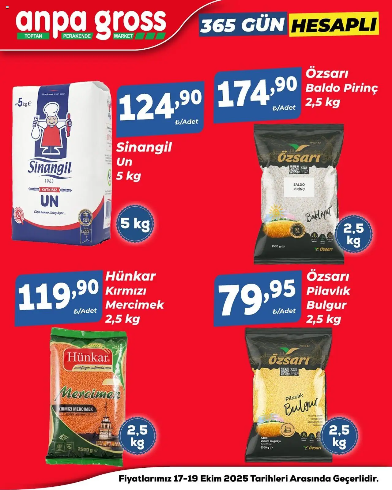 Anpa Gross Katalog Cuma-Pazar - 17.10.2025 tarihinden itibaren geçerlidir | Sayfa: 2 | Ürünler: Ravioli, Pirinç