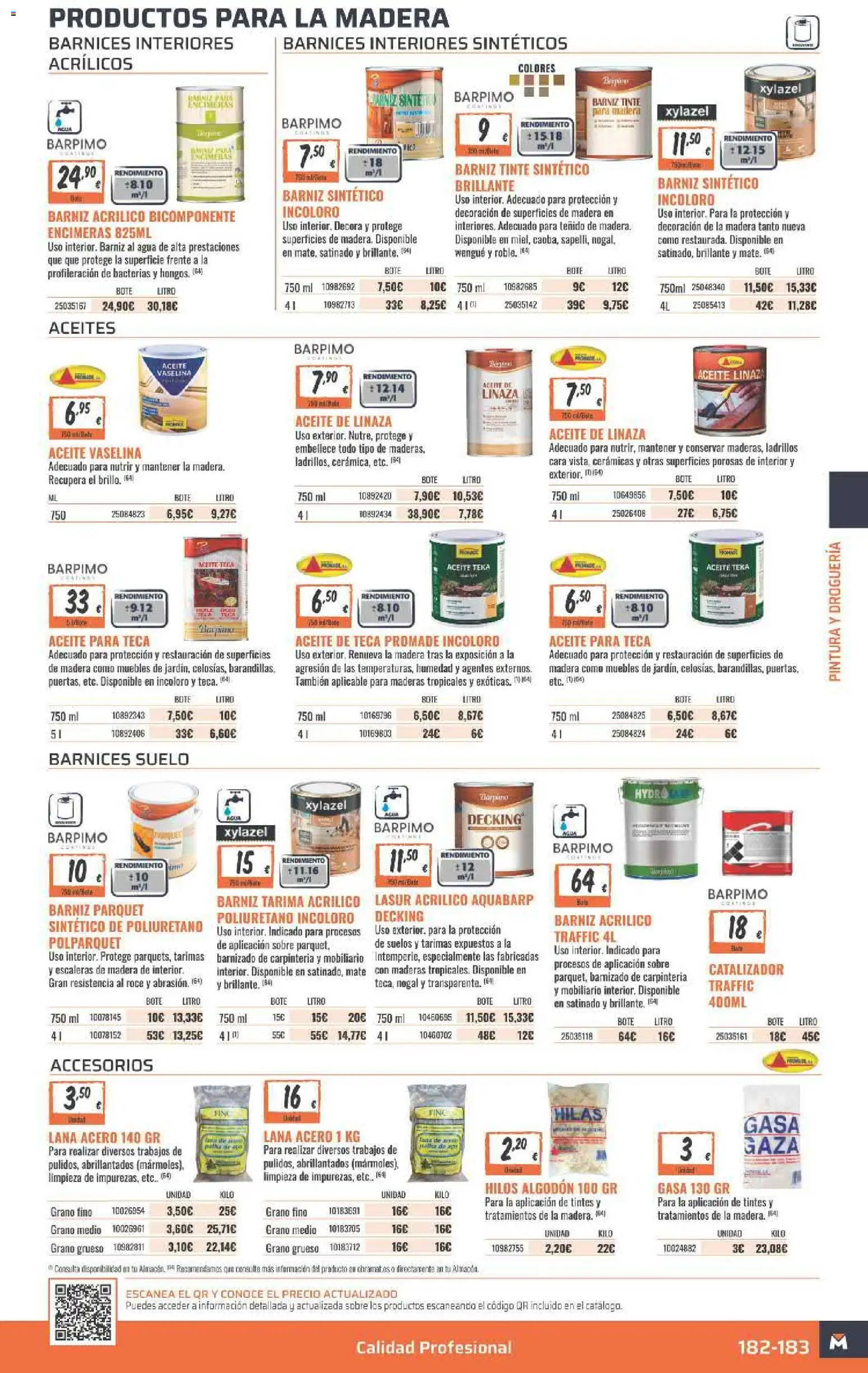 Obramat folleto │ válido desde el 23.03.2026 | Página: 183 | Productos: Tinte, Aceite, Muebles