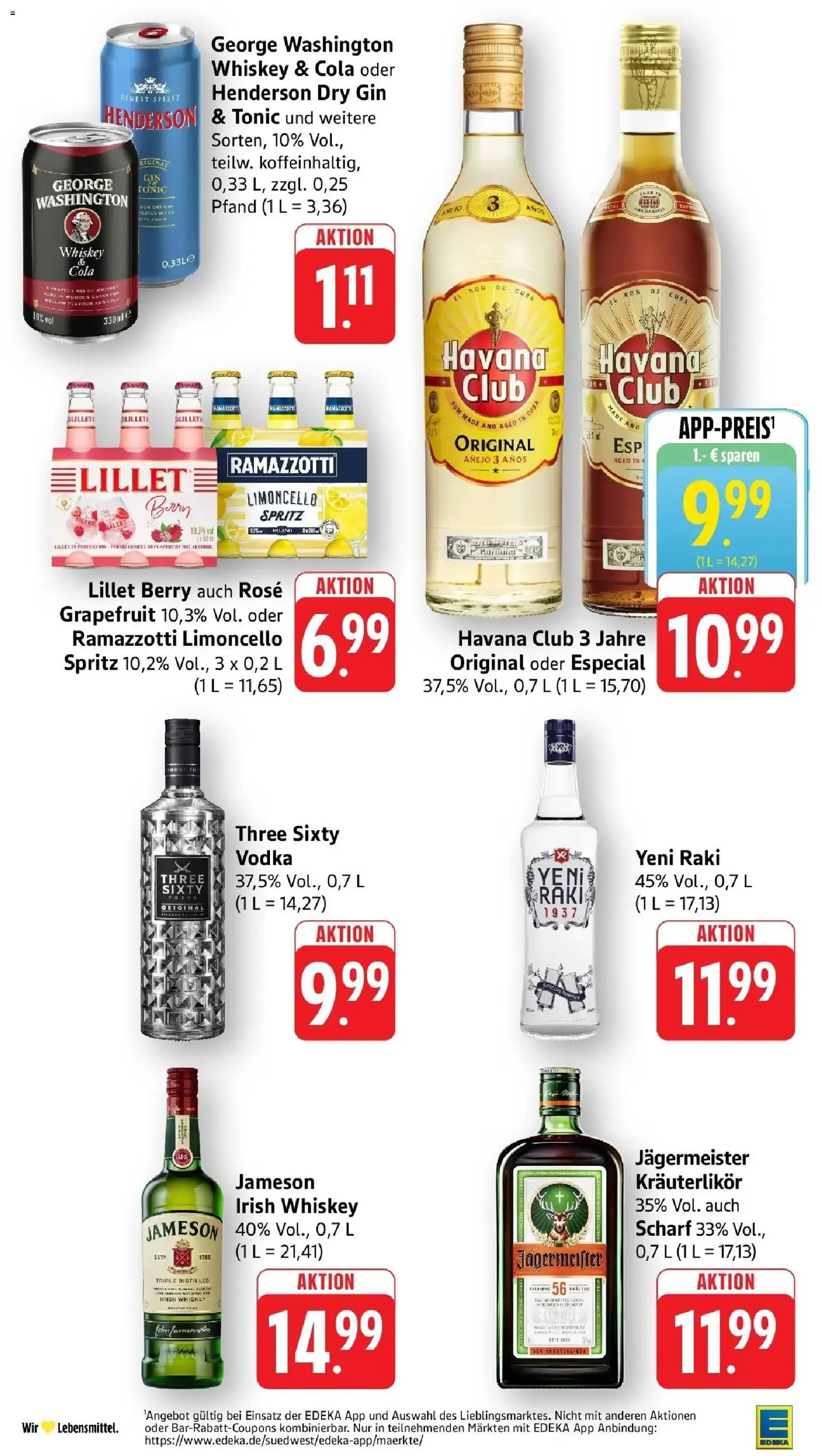 Angebote – gültig ab 27.04.2026 | Seite: 38 | Produkte: Havana club, Rum, Grapefruit, Whiskey
