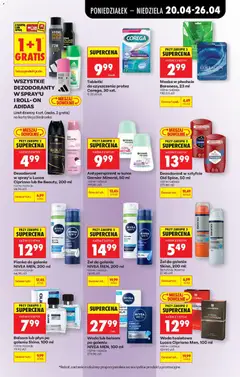 Pogląd oferty "Dezodorant w sztyfcie Old Spice, 50 ml, Dezodorant w sztyfcie Old Spice, 50 ml różne rodzaje" - ważna od 20.04.2026 | Strona: 91