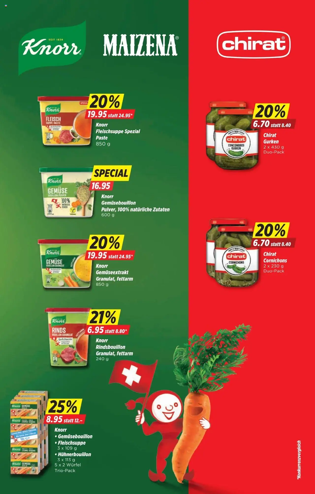 Denner Aktionen – gültig ab 07.10.2025 | Seite: 13 | Produkte: Pulver, Gemüse, Gurken