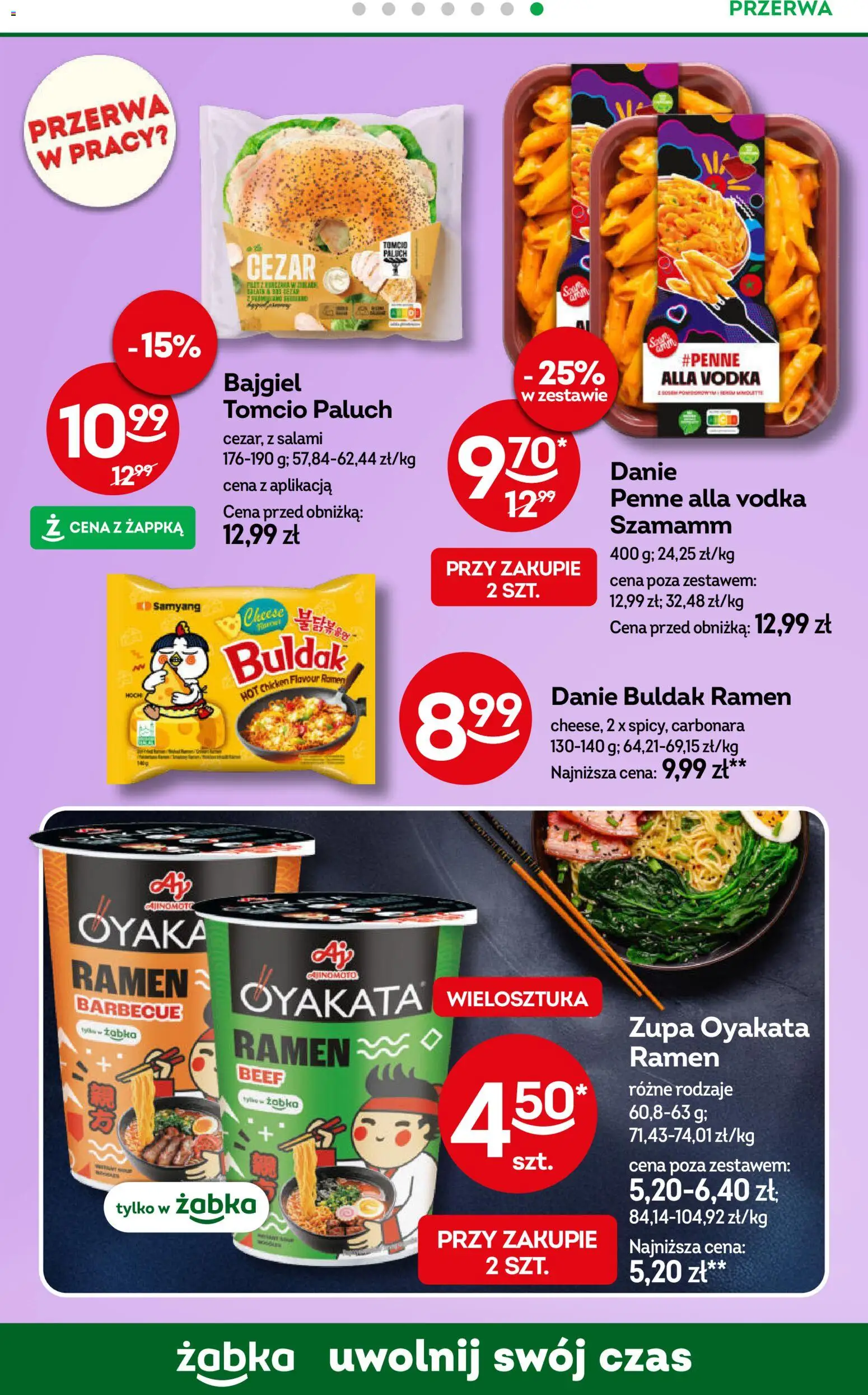 Żabka Gazetka od 30.12.2025 | Strona: 44 | Produkty: Carbonara, Penne, Zupa, Salami