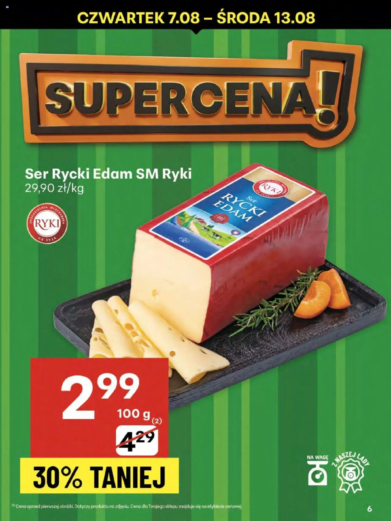 Delikatesy Centrum Gazetka od 07.08.2025 | Strona: 6 | Produkty: Ser