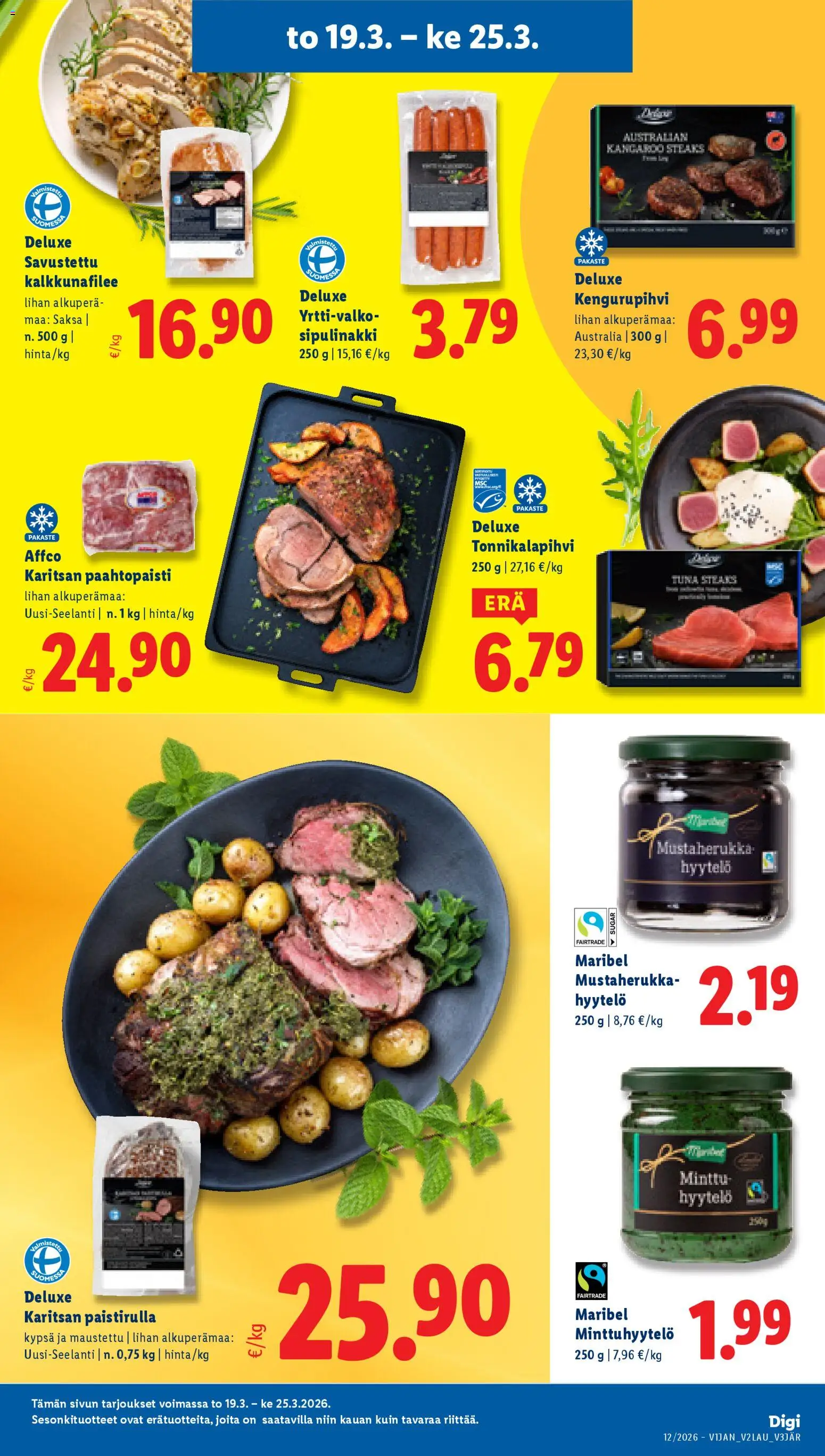 Lidl tarjoukset – voimassa 19.03.2026 alkaen | Sivu: 11 | Tuotteet: Minttu