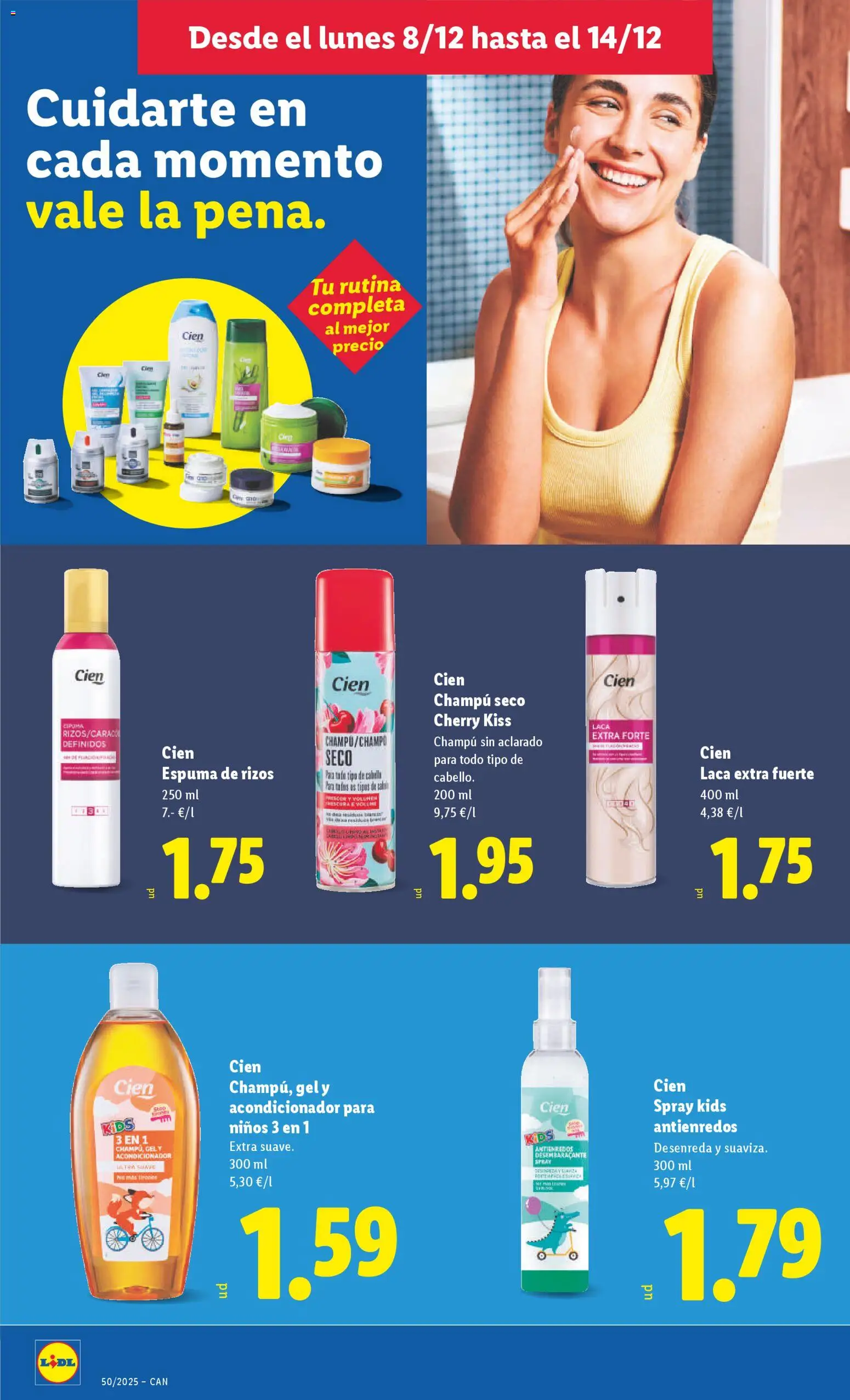 Lidl - Canarias │ válido desde el 08.12.2025 | Página: 32 | Productos: Champú, Acondicionador