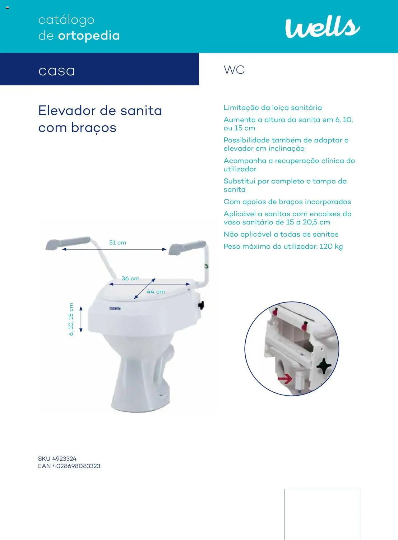 Well’s Catálogo de Ortopedia │ válido de 12.02.2024 | Página: 146 | Produtos: Vaso