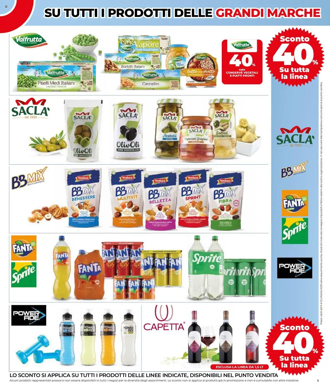 Volantino COOP del 09.10.2025 | Pagina: 5 | Prodotti: Peperoni, Cannellini, Data, Piselli