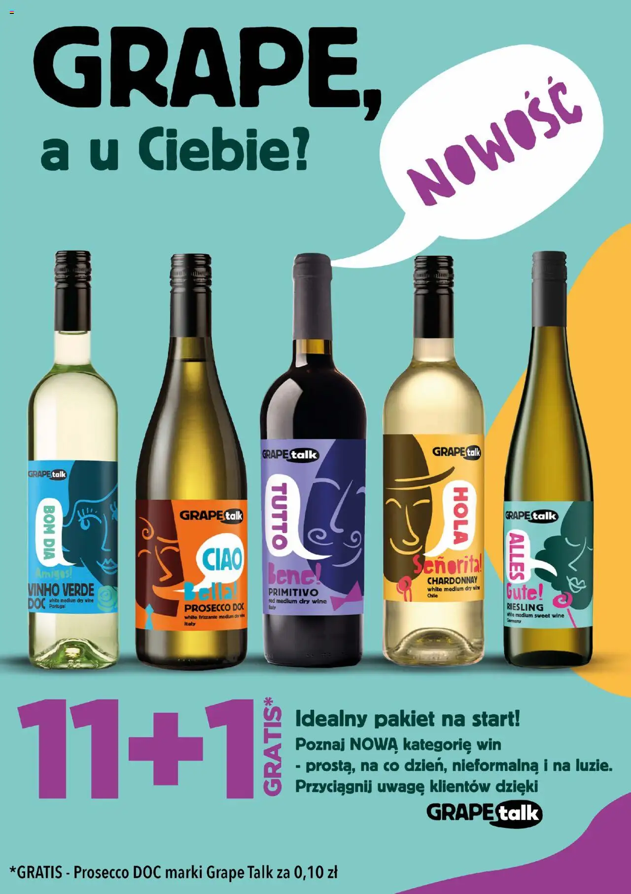 Eurocash Gazetka - Katalog Alkoholowy od 01.08.2025 | Strona: 46 | Produkty: Riesling, Chardonnay, Prosecco